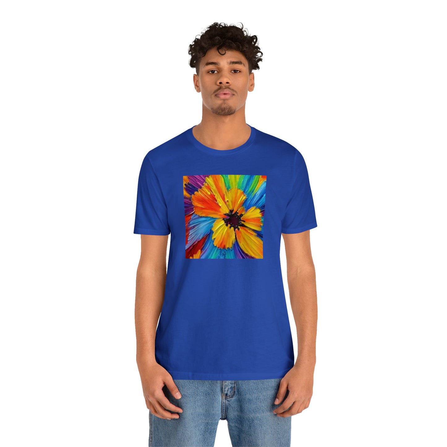 Oil Painted Flower Tee