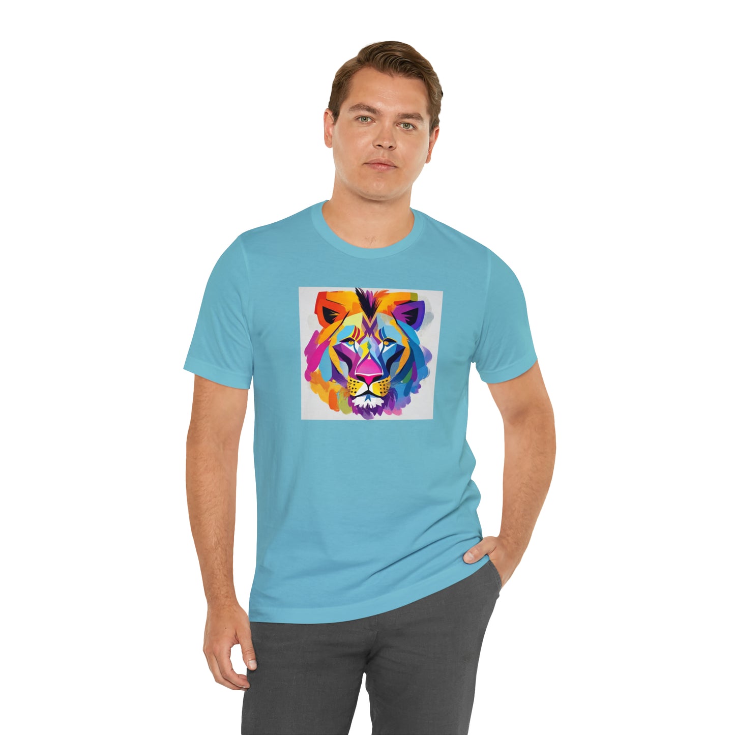Lion Color Block Tee