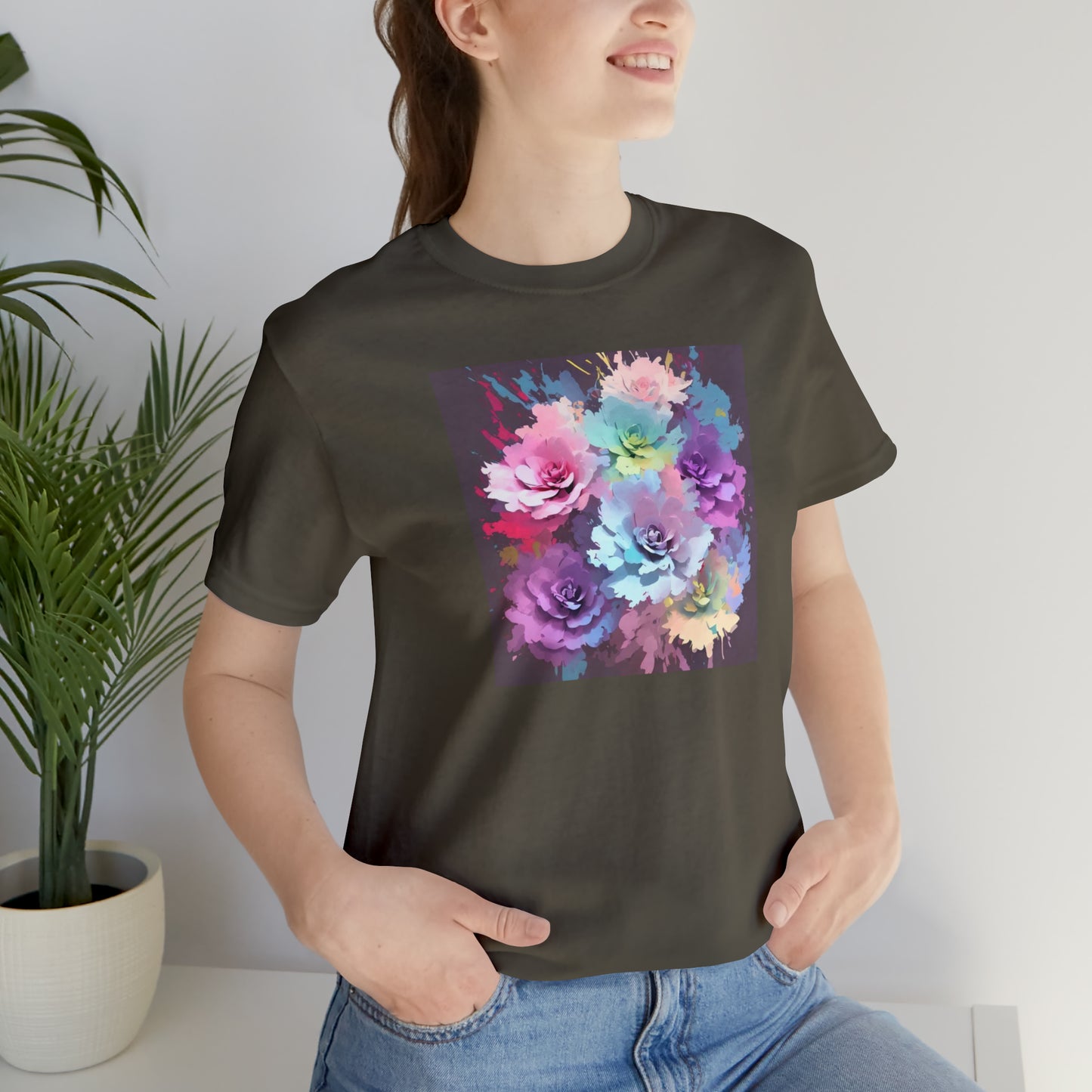 Watercolor Flowers Tee