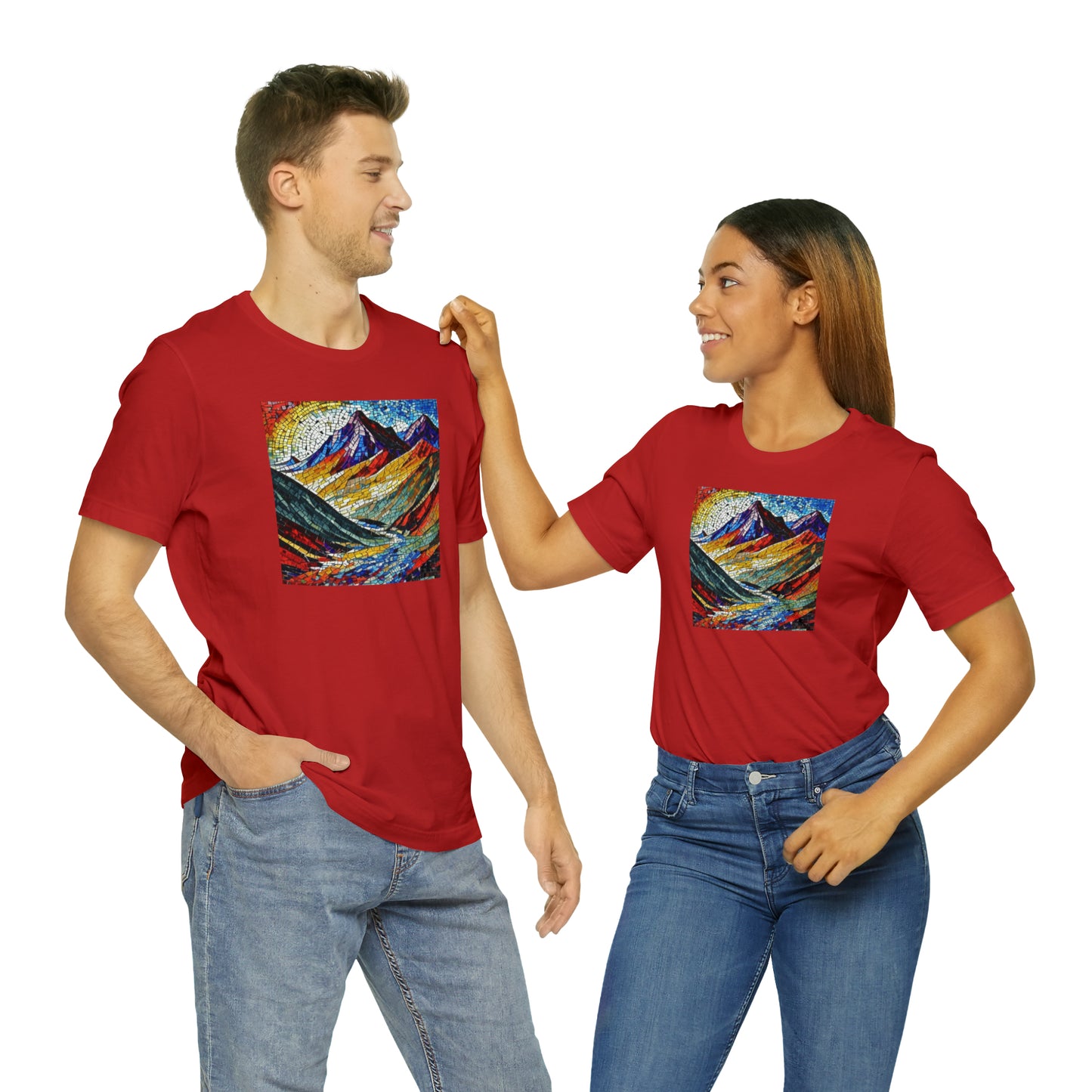 Mosaic Mountains Tee