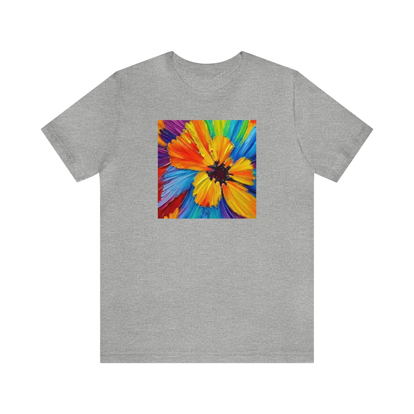 Oil Painted Flower Tee