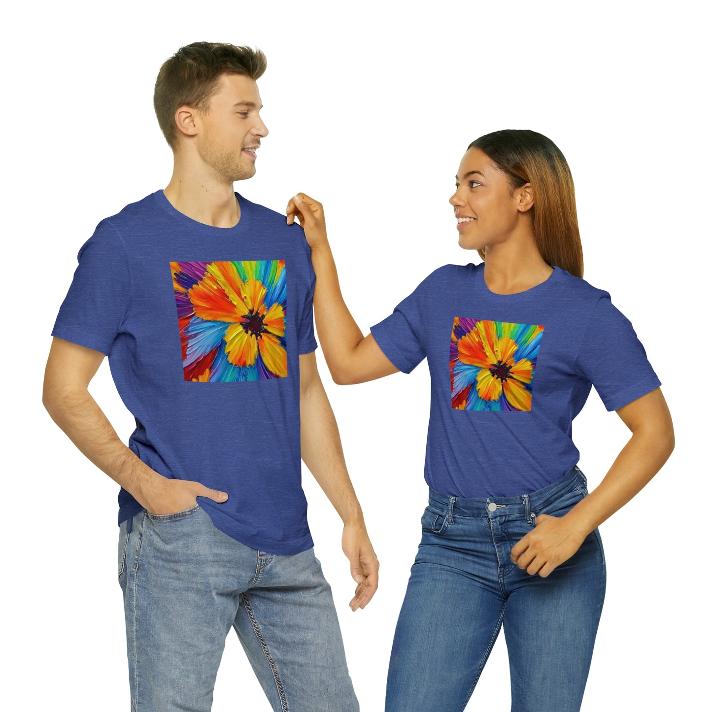 Oil Painted Flower Tee
