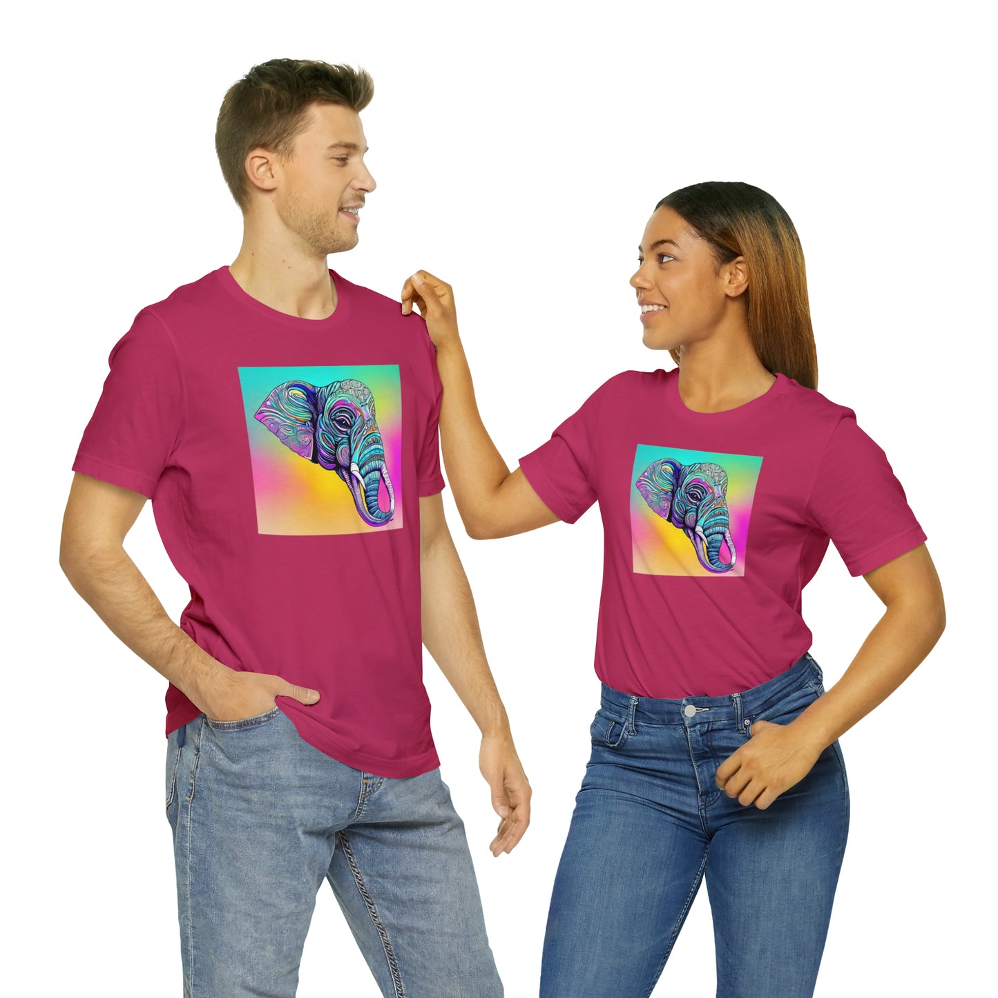 Hypnotic Elephant Head Tee
