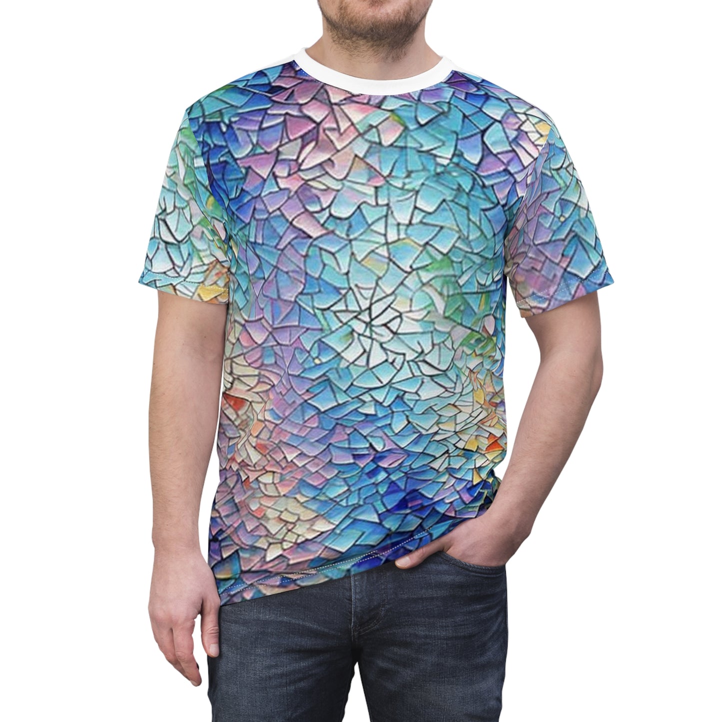Pastel Mosaic Tee (AOP)