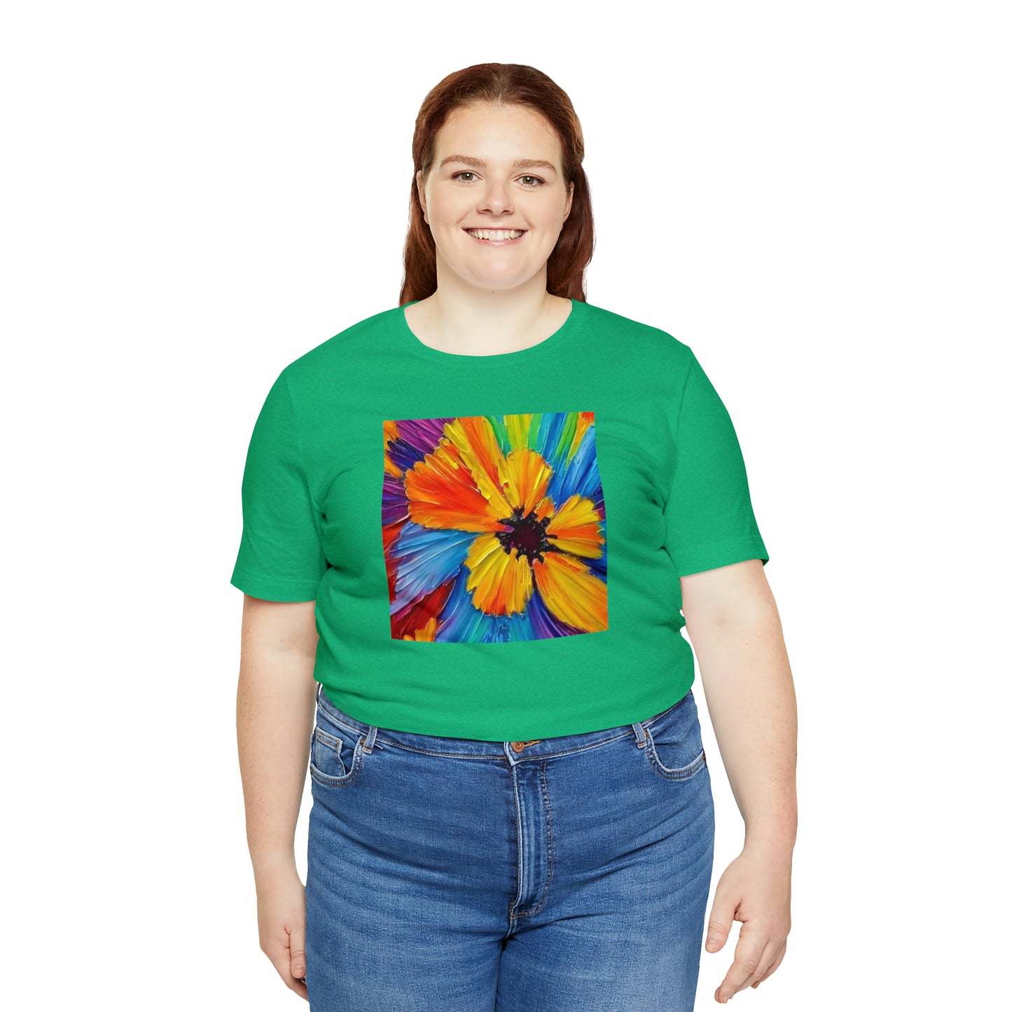 Oil Painted Flower Tee