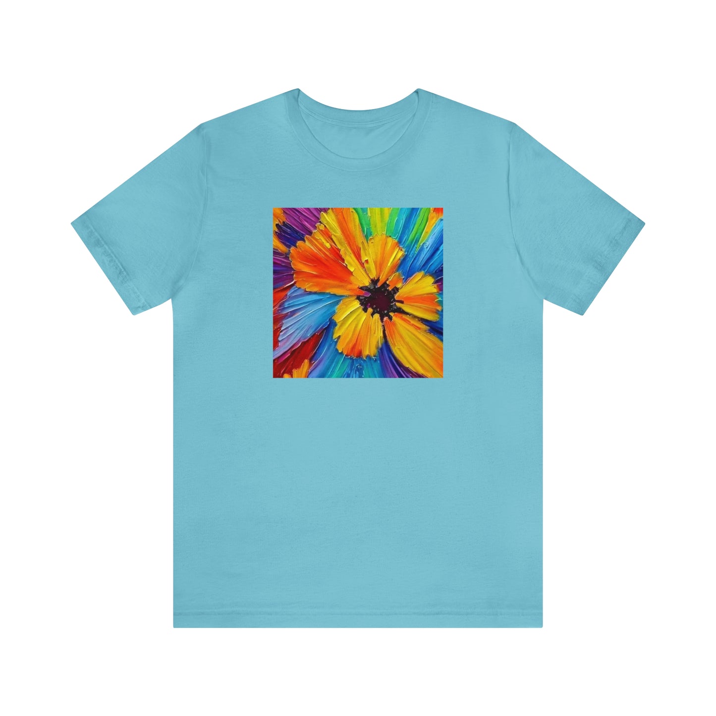 Oil Painted Flower Tee