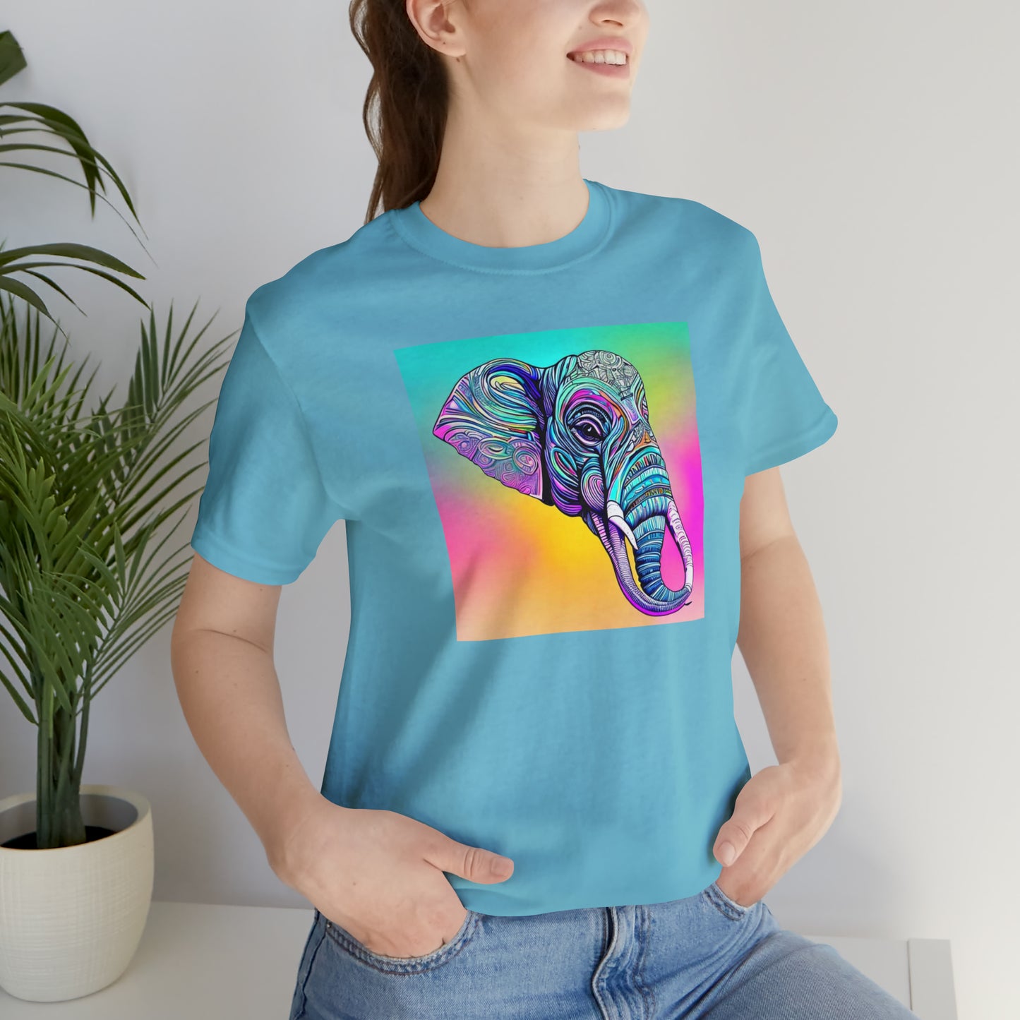 Hypnotic Elephant Head Tee