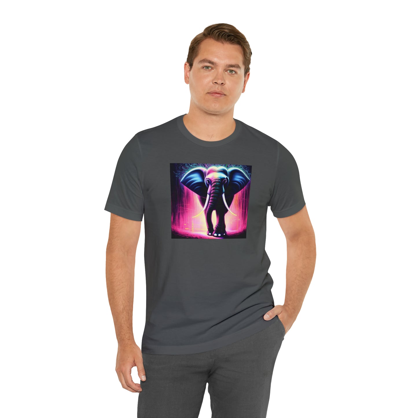 Pink Rain Elephant Tee
