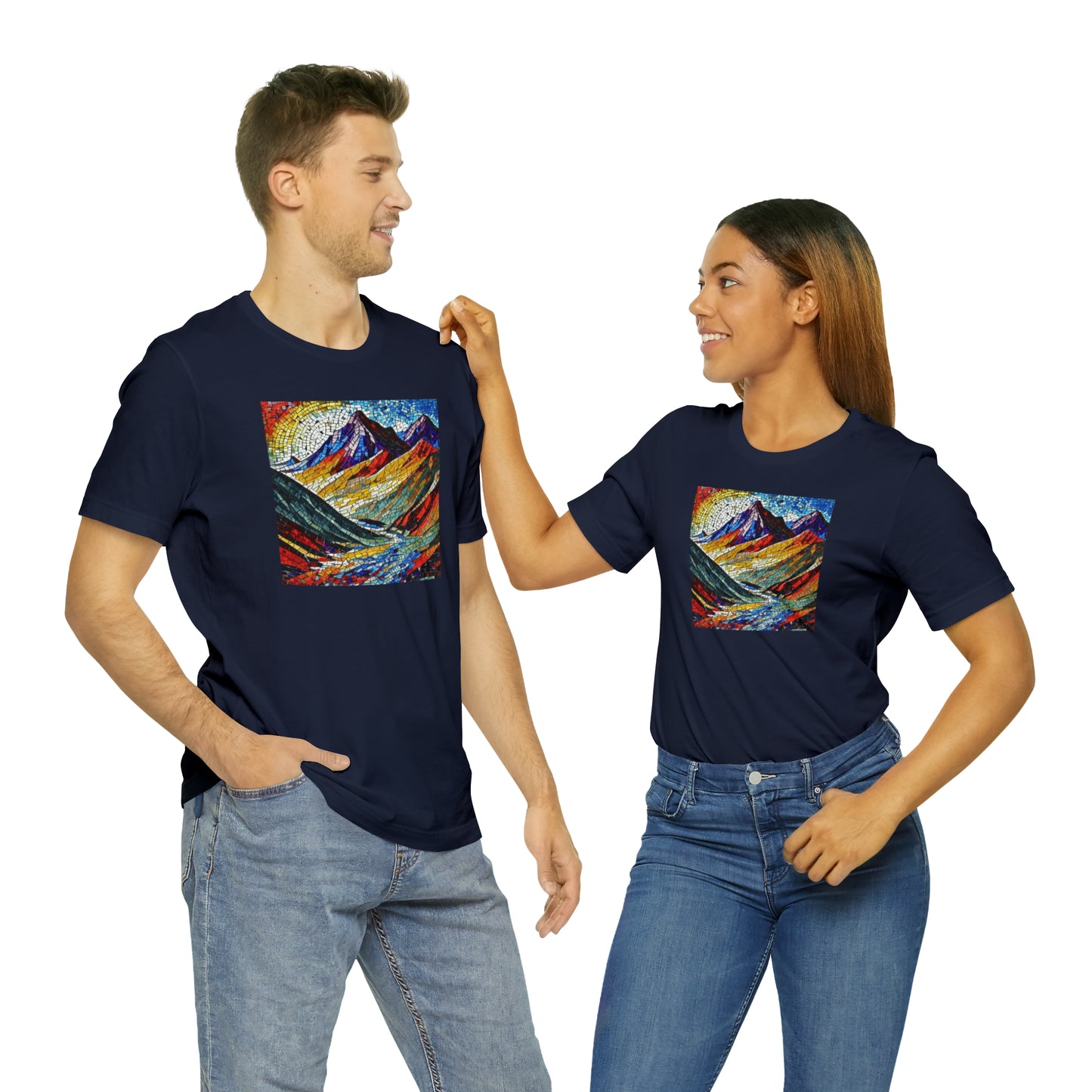 Mosaic Mountains Tee