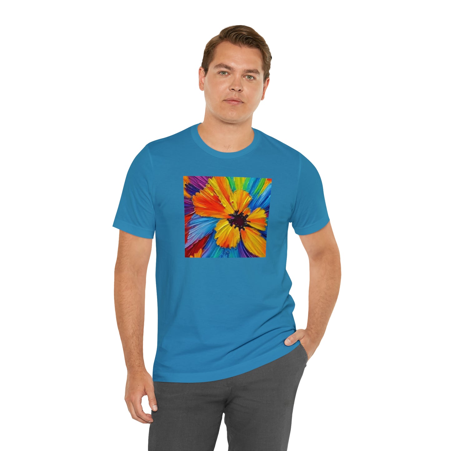 Oil Painted Flower Tee
