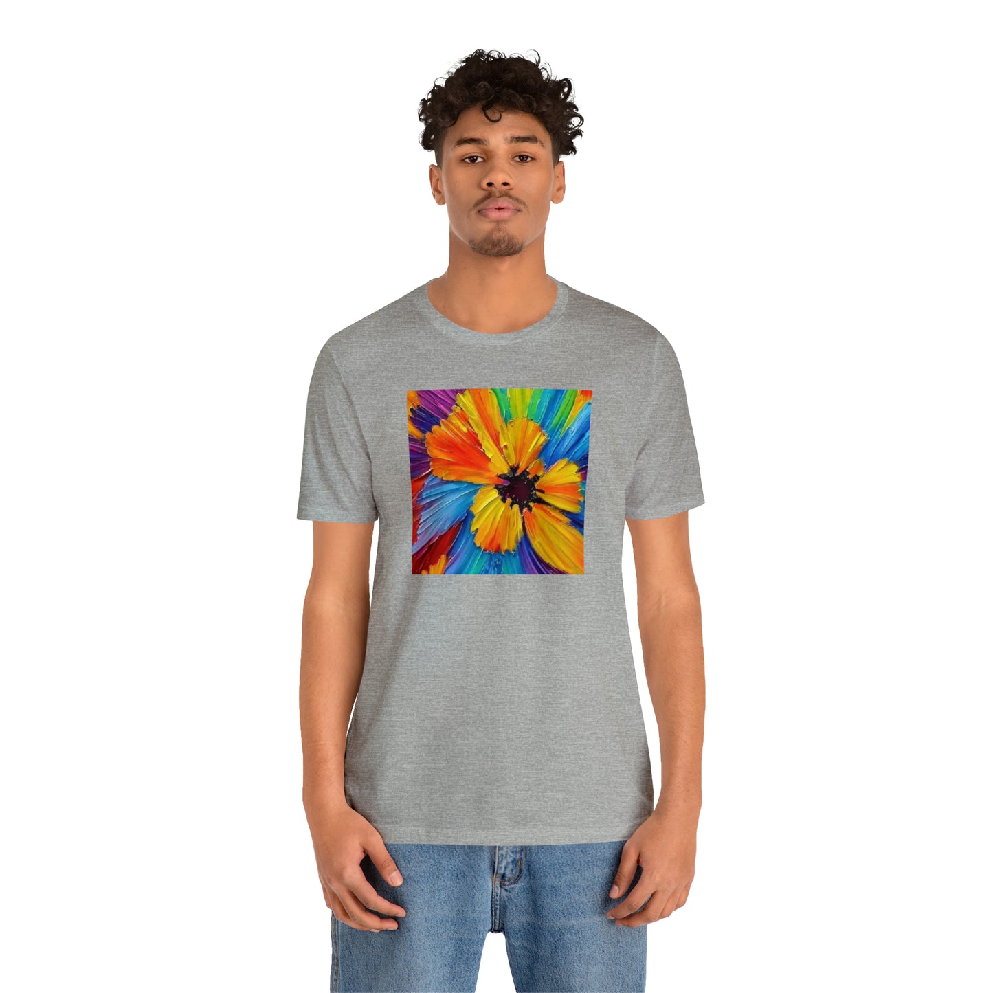 Oil Painted Flower Tee