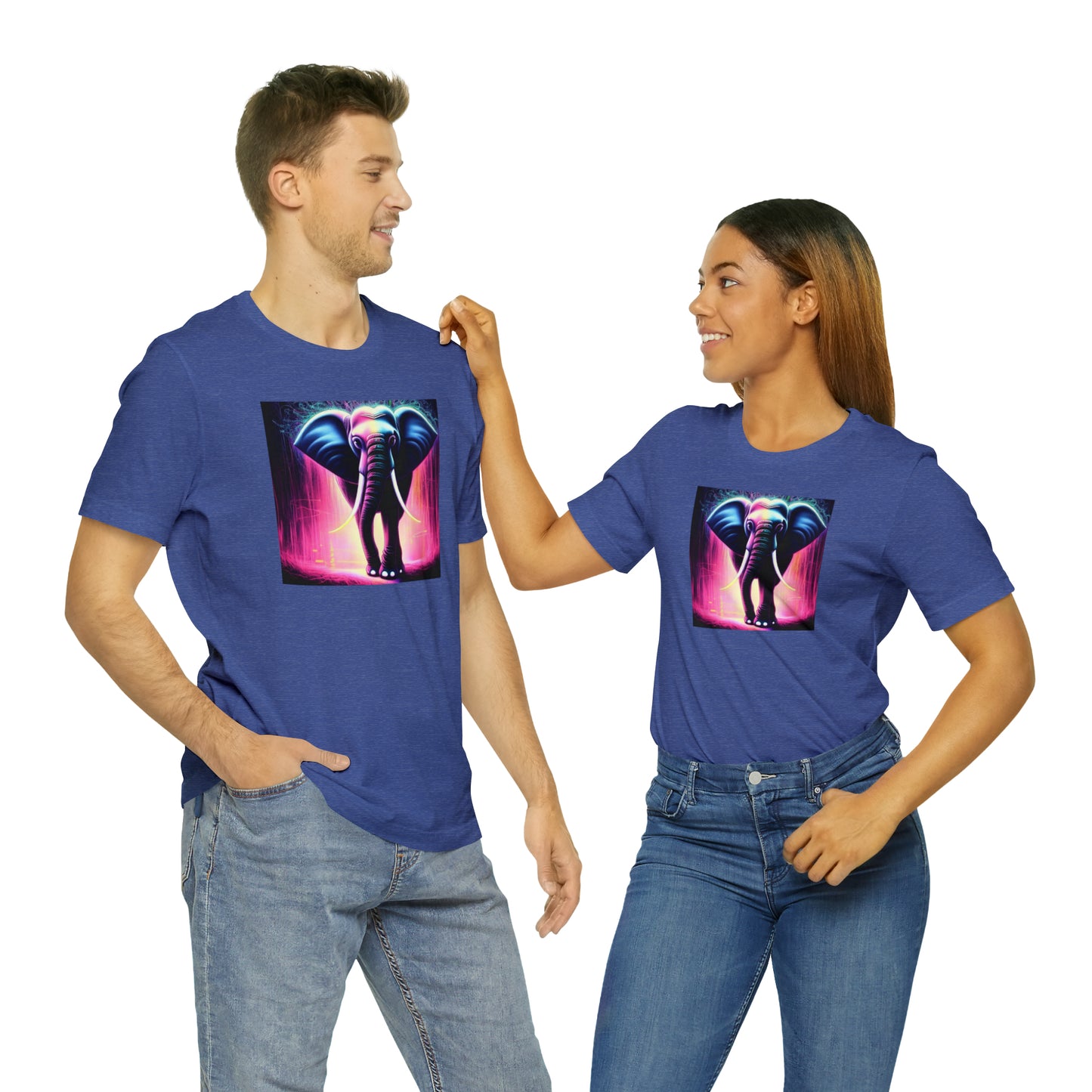 Pink Rain Elephant Tee
