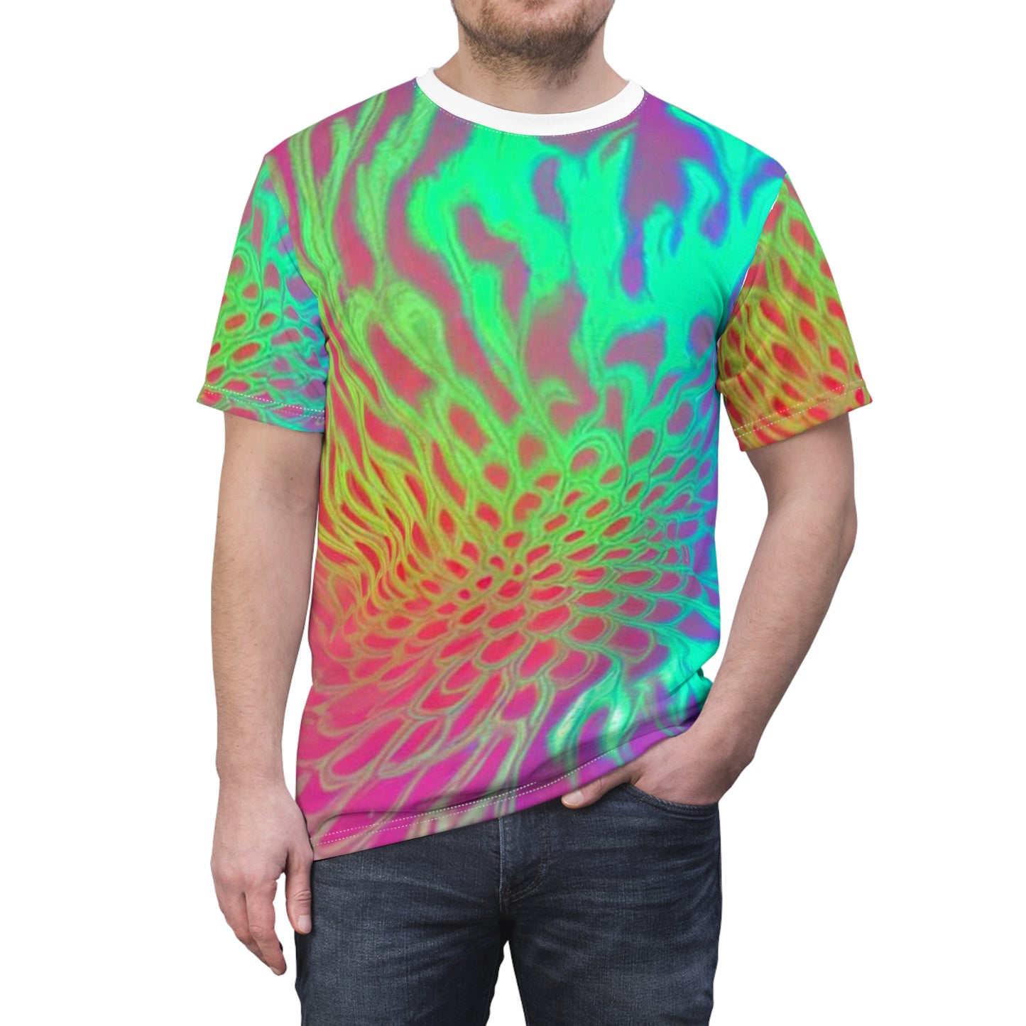 Acidwave Flower Tee (AOP)