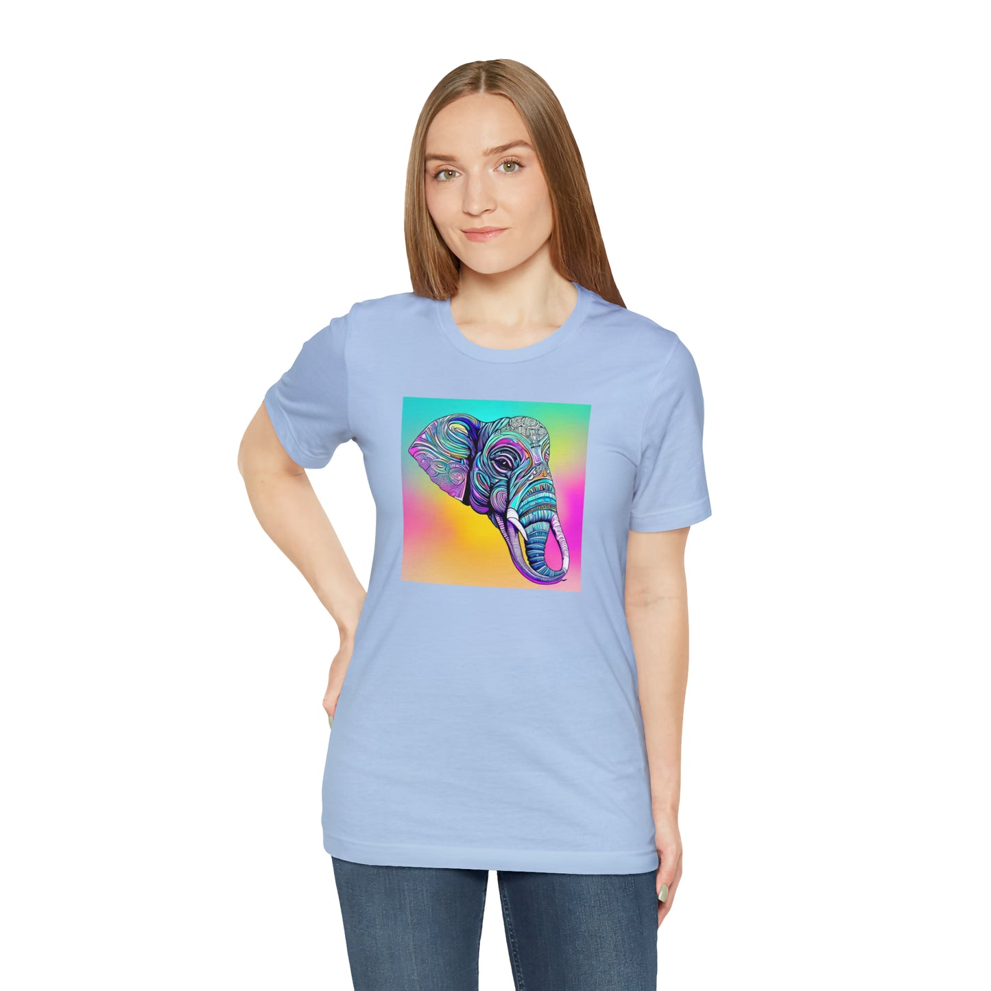 Hypnotic Elephant Head Tee
