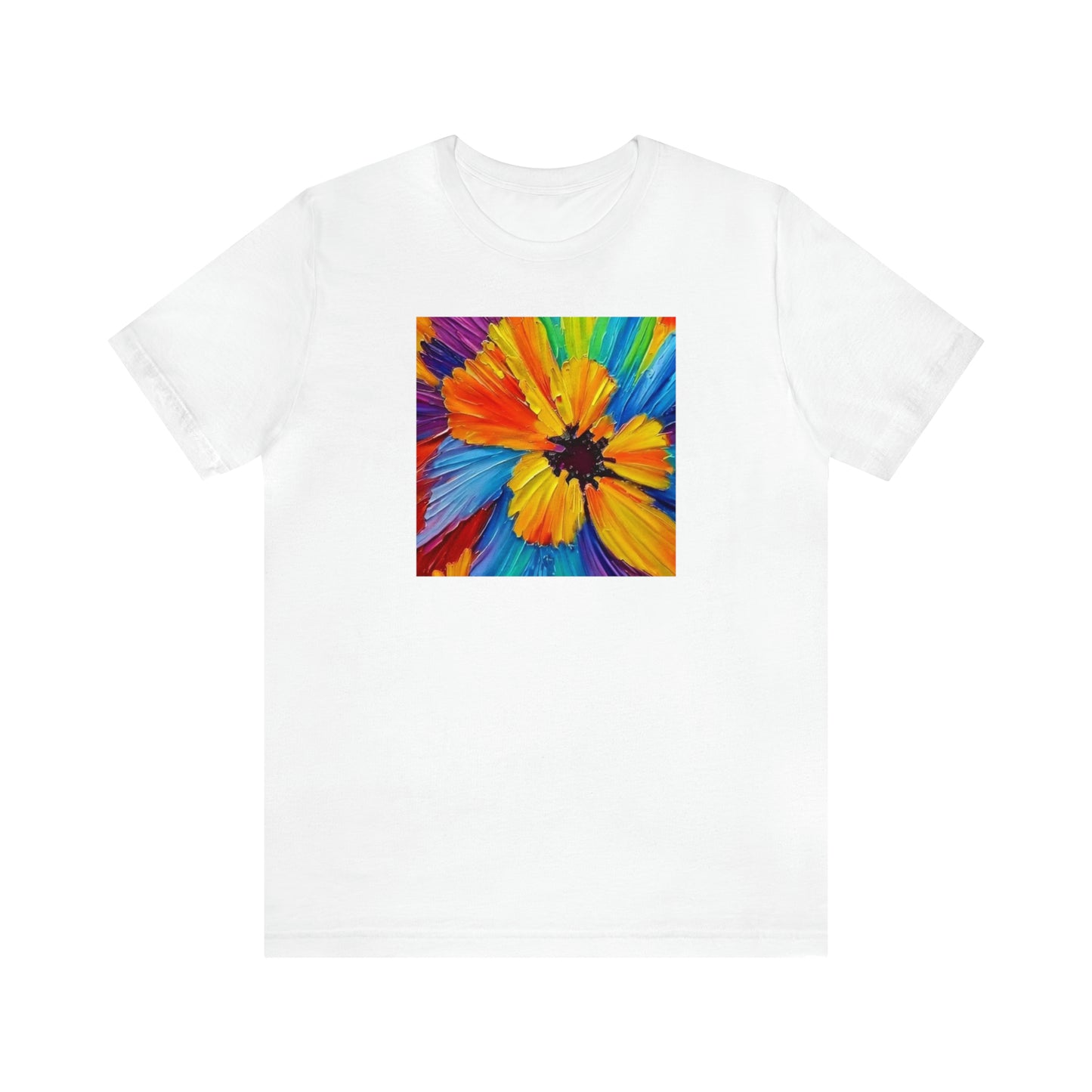 Oil Painted Flower Tee