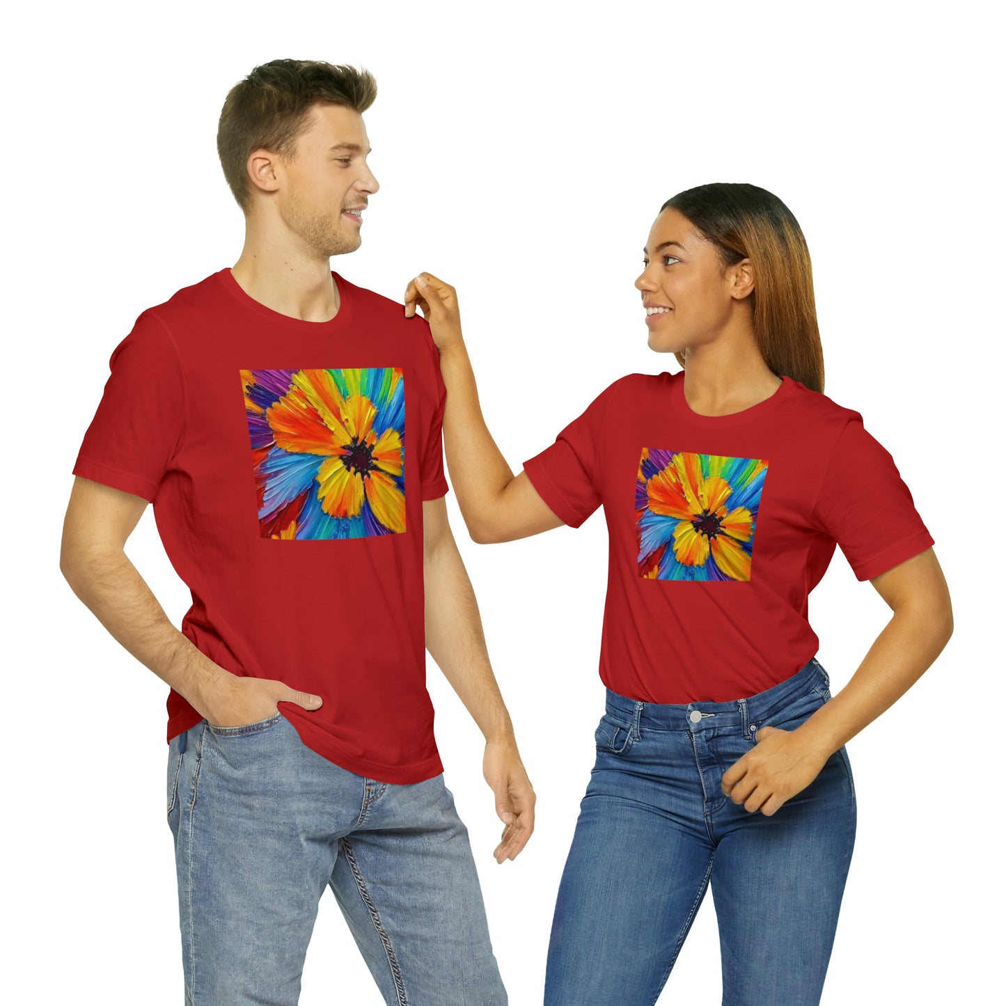 Oil Painted Flower Tee