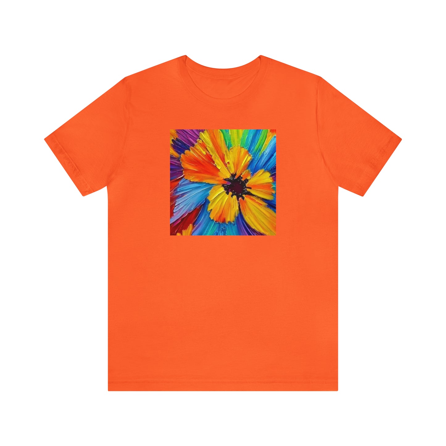 Oil Painted Flower Tee