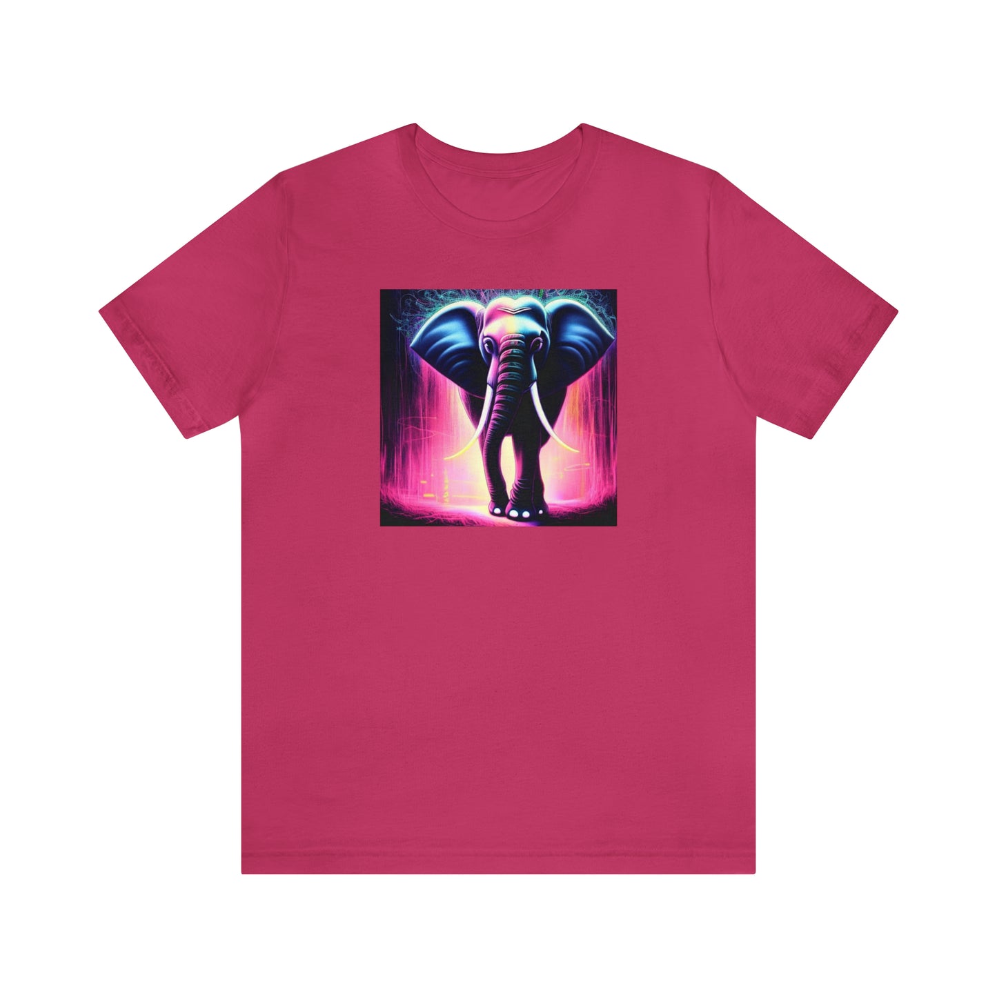 Pink Rain Elephant Tee