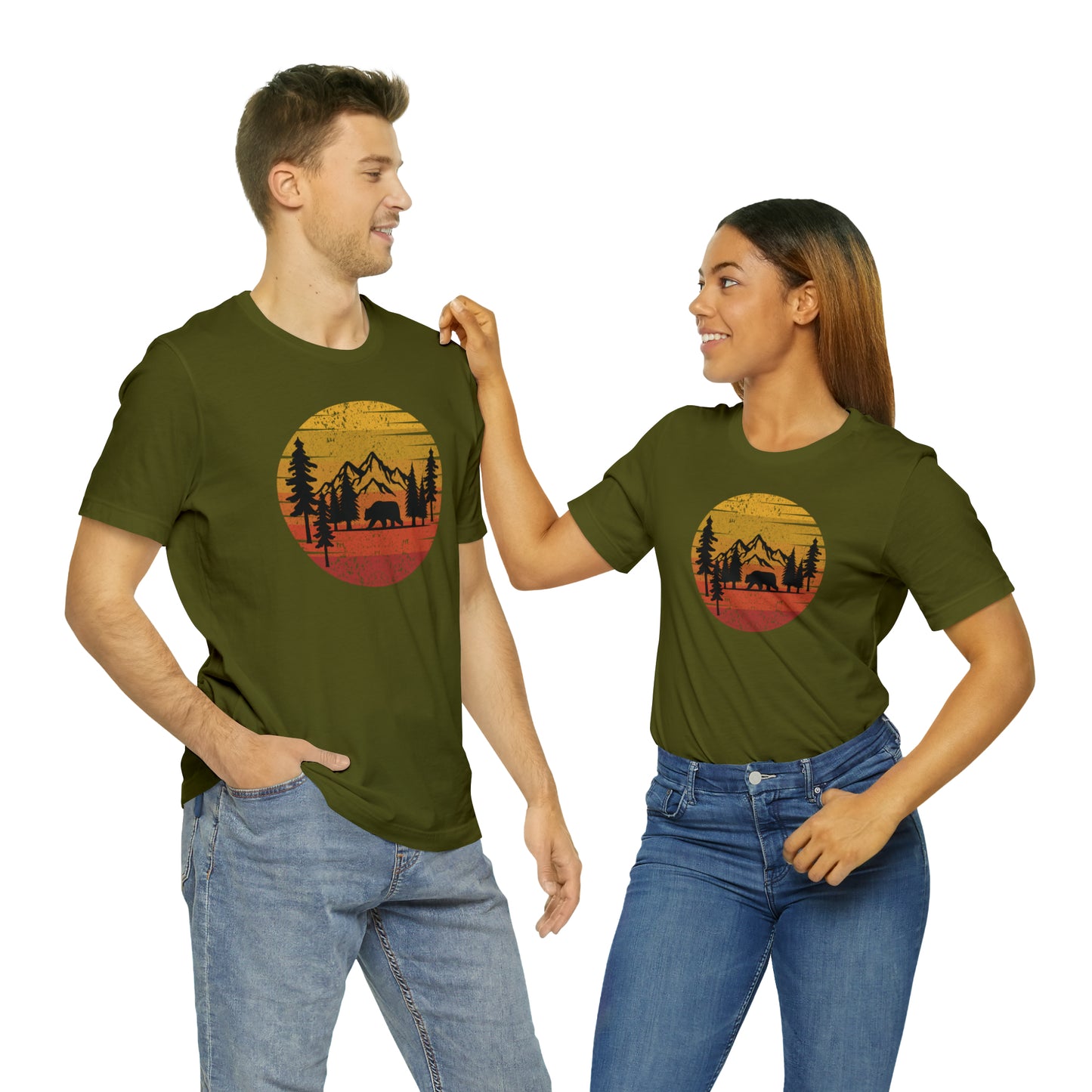 Sunset Bear Tee