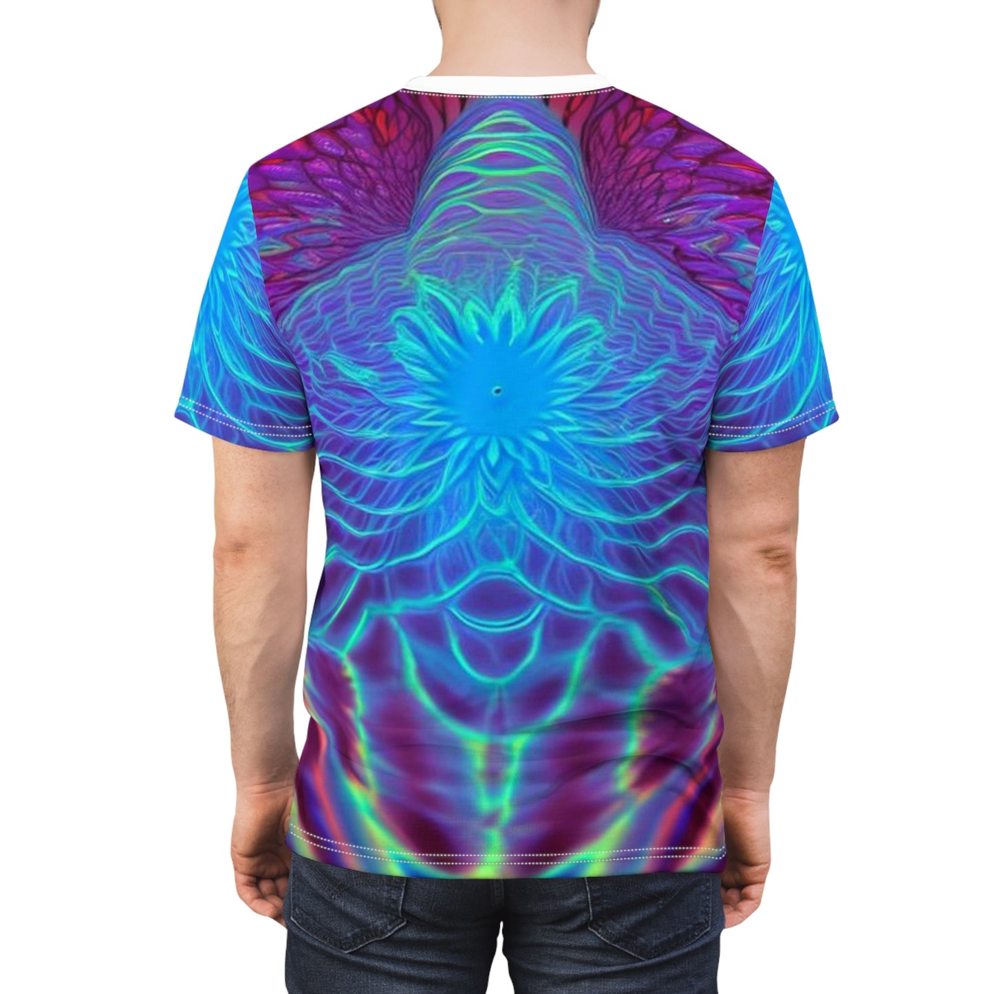 Abstract Bee All Over Print Tee (AOP)