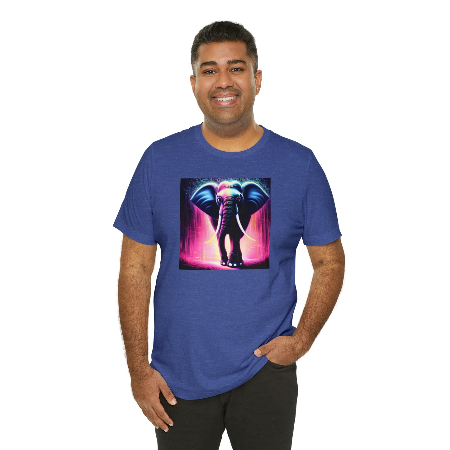 Pink Rain Elephant Tee