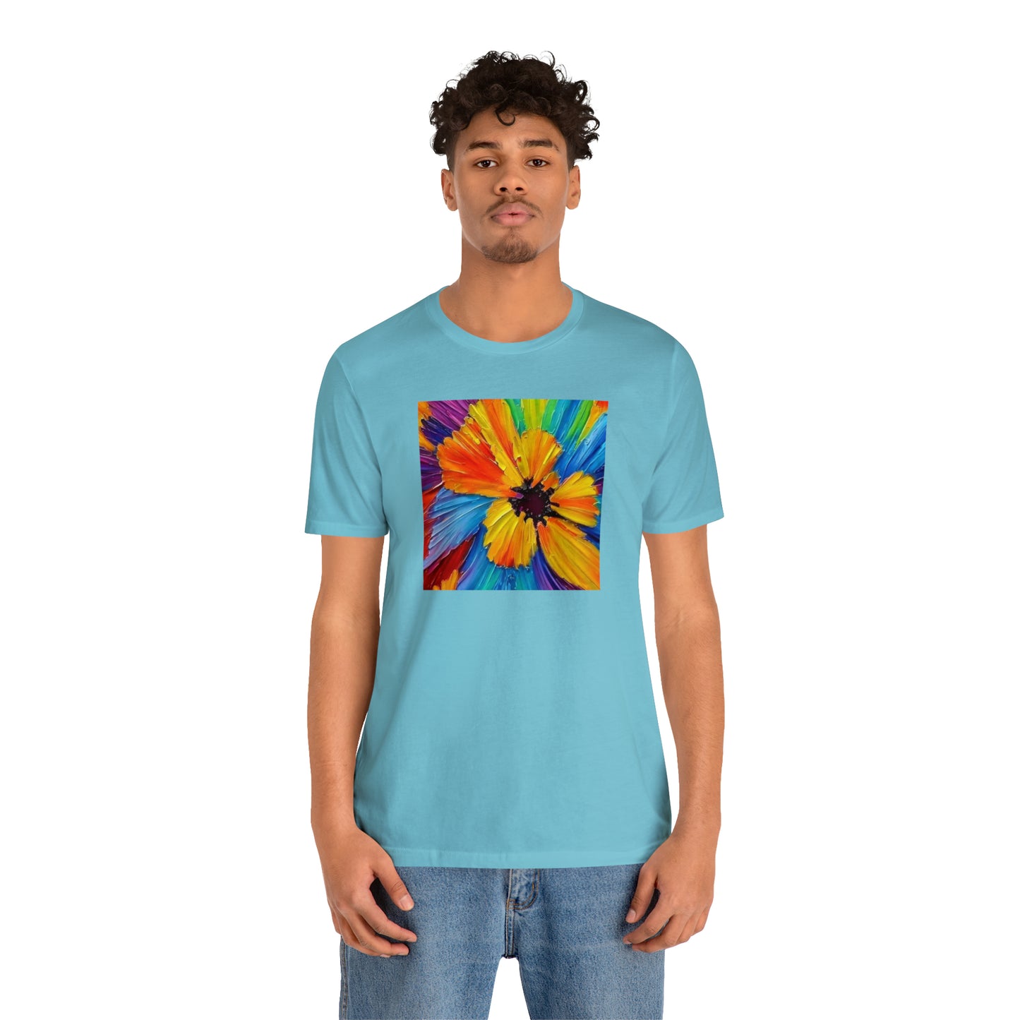 Oil Painted Flower Tee