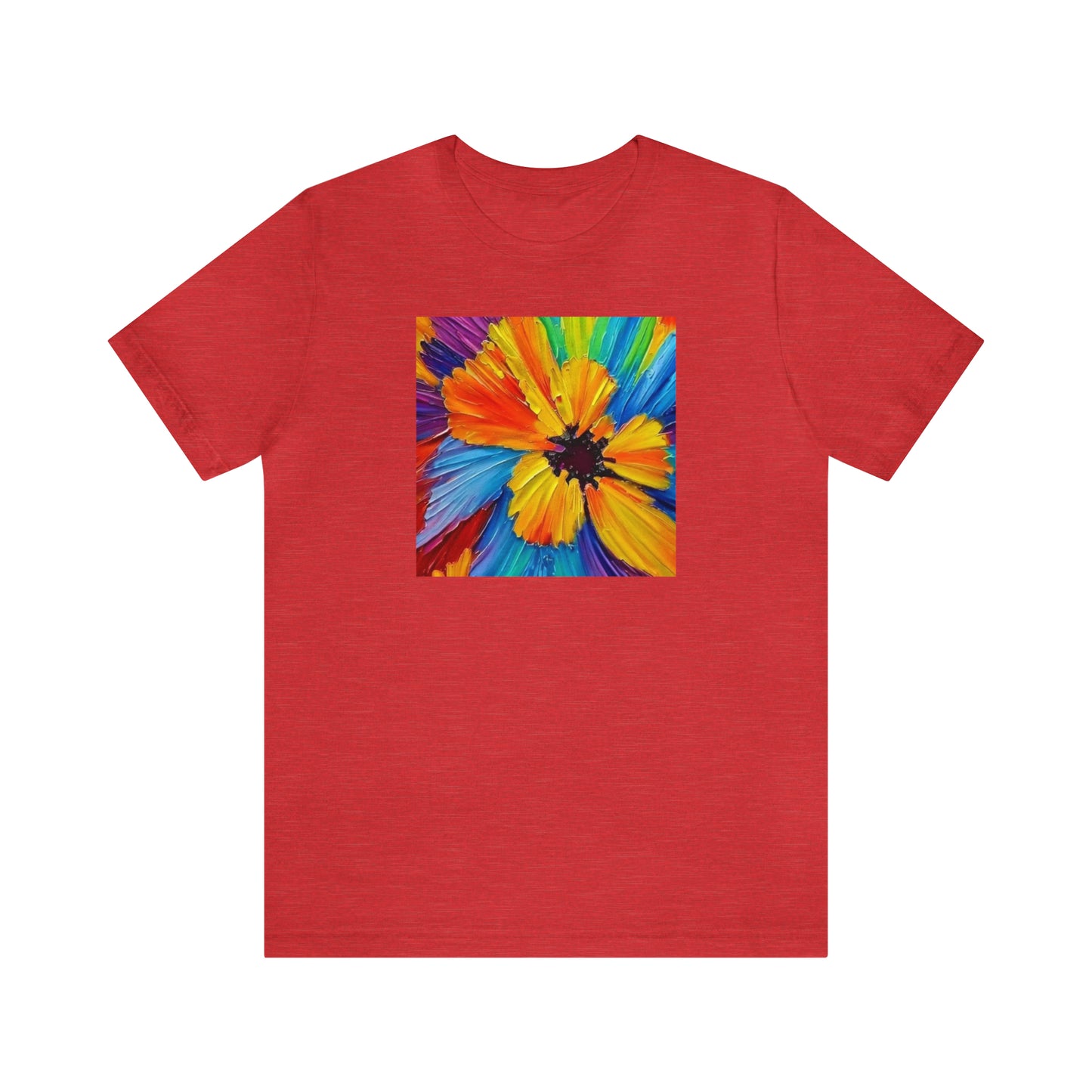 Oil Painted Flower Tee