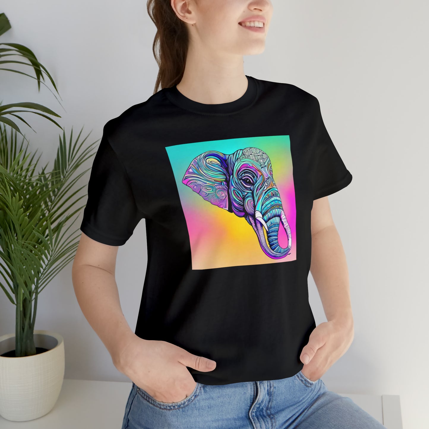 Hypnotic Elephant Head Tee
