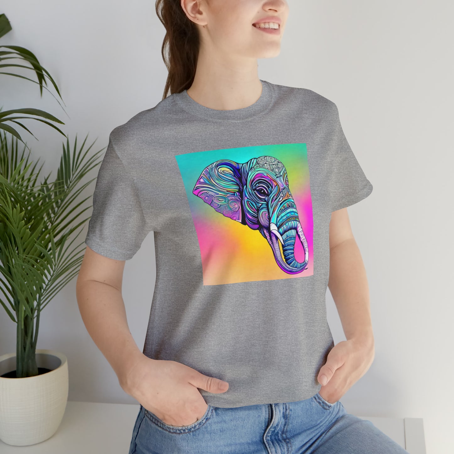 Hypnotic Elephant Head Tee