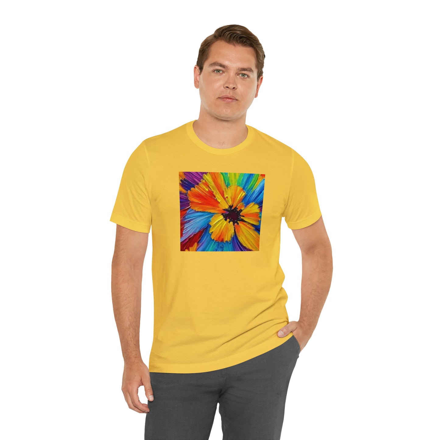 Oil Painted Flower Tee
