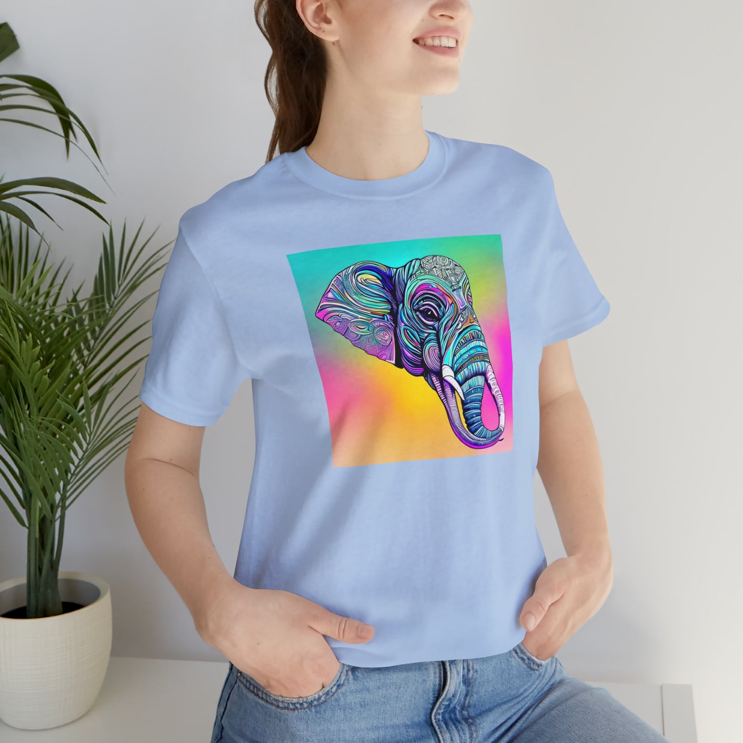 Hypnotic Elephant Head Tee