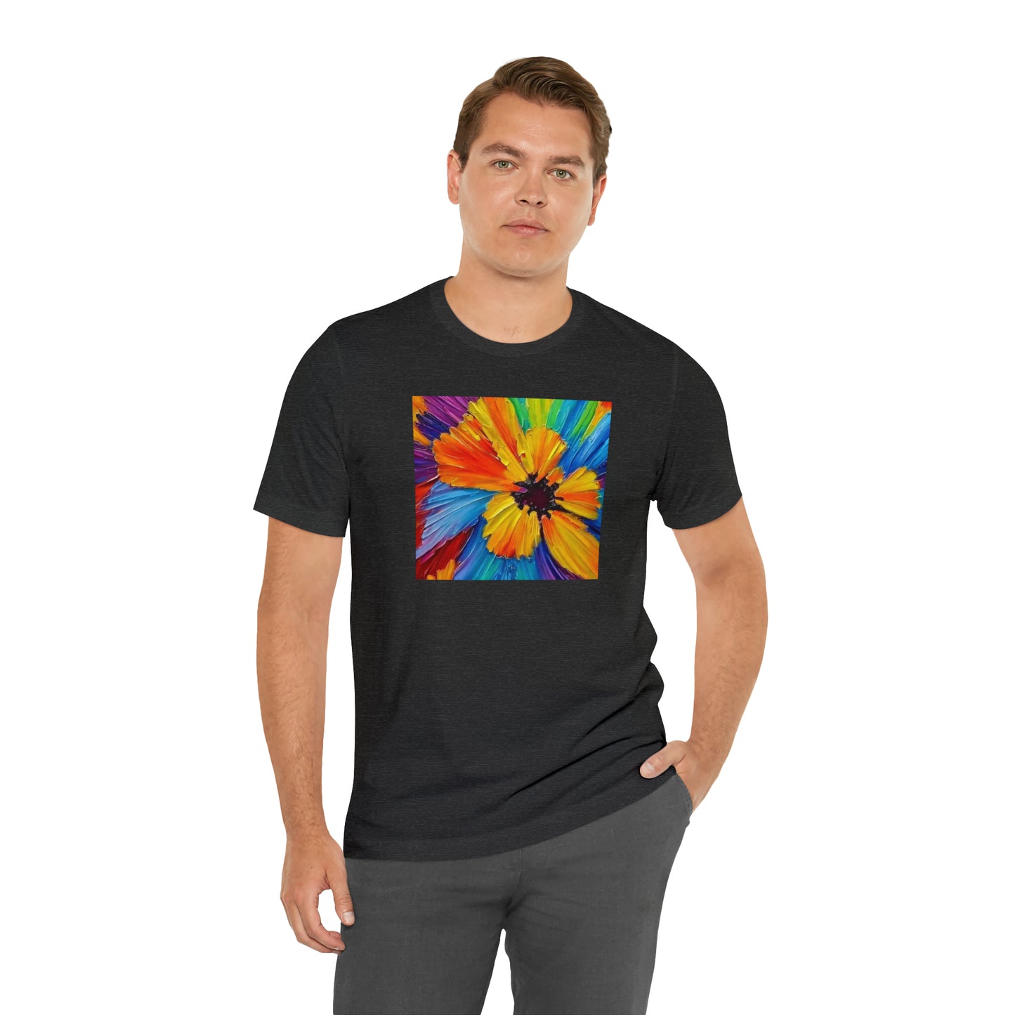 Oil Painted Flower Tee