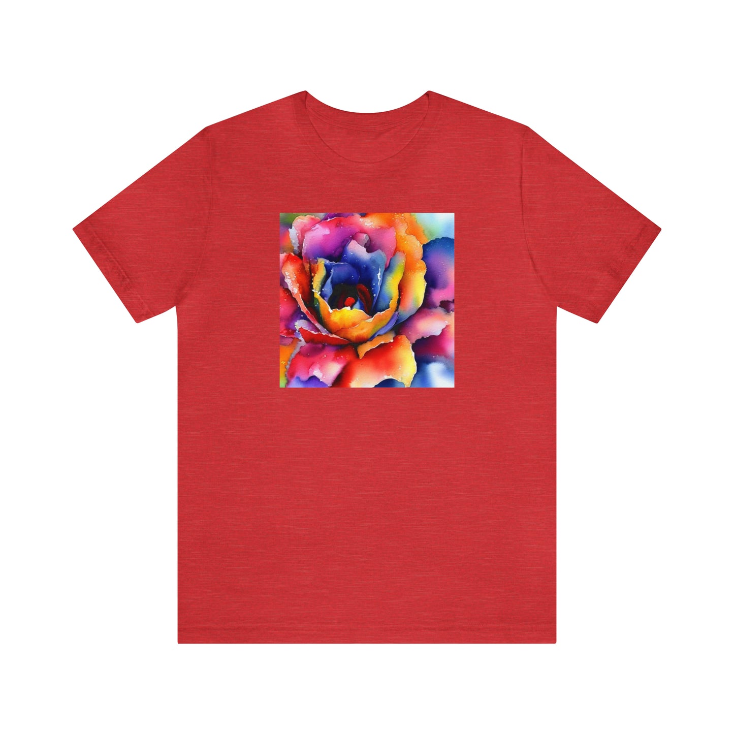 Open Watercolor Flower Tee