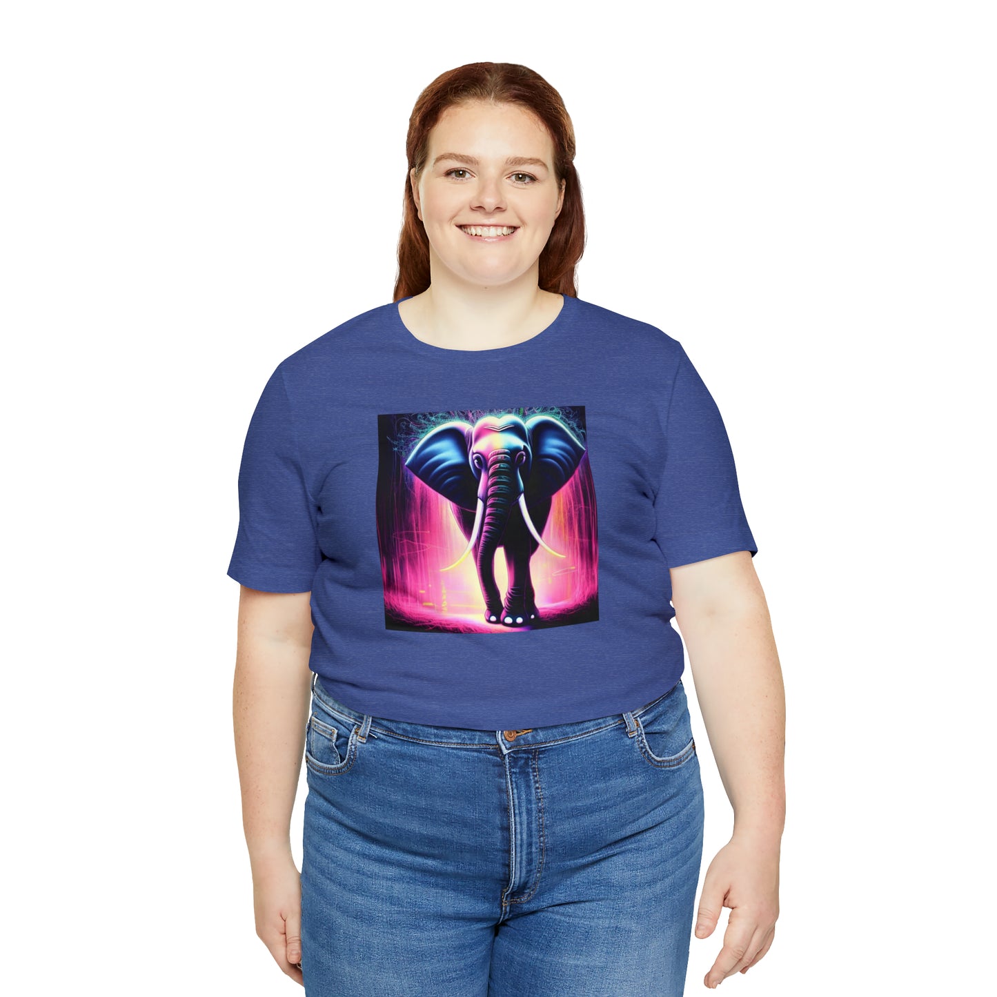 Pink Rain Elephant Tee