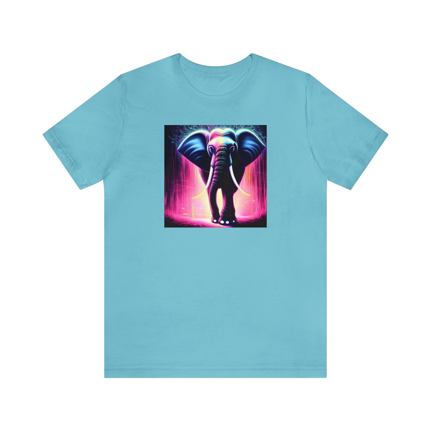 Pink Rain Elephant Tee