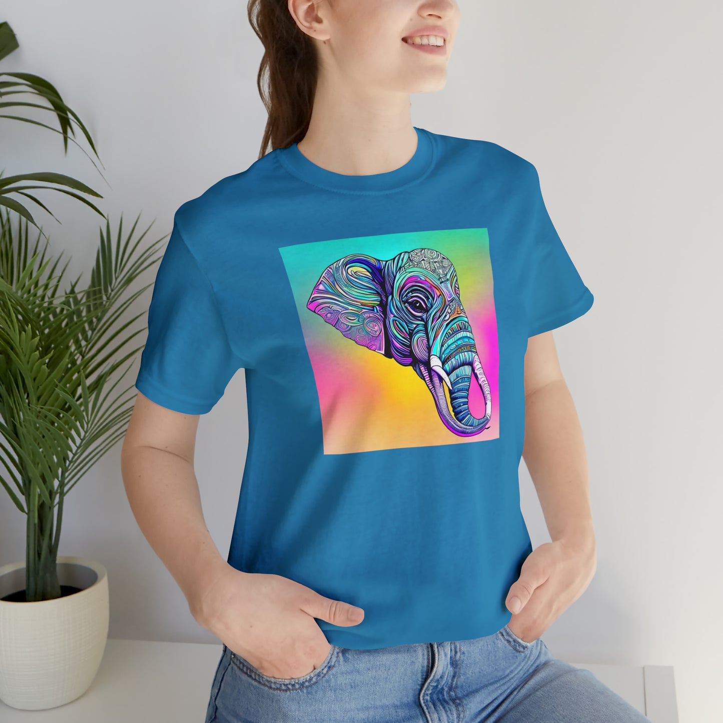 Hypnotic Elephant Head Tee
