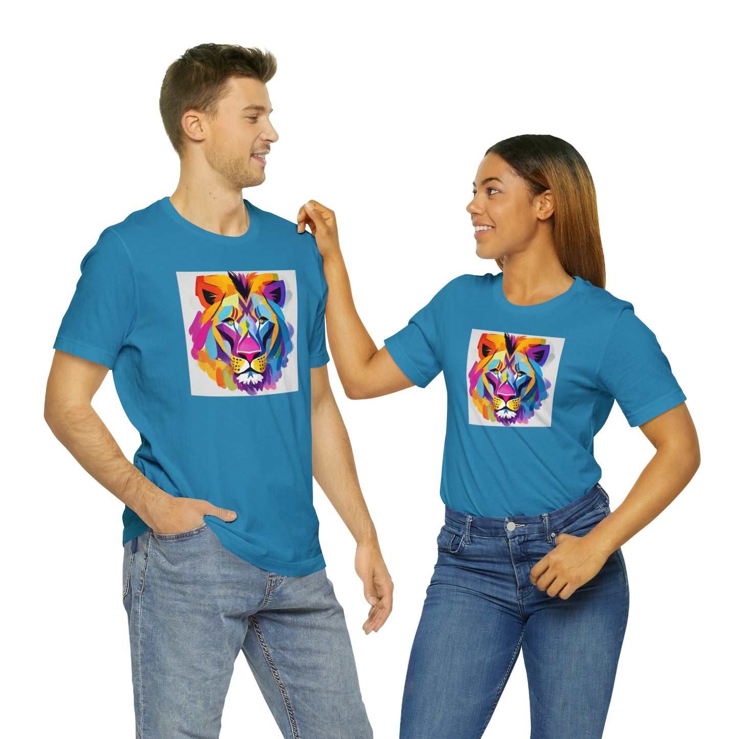Lion Color Block Tee