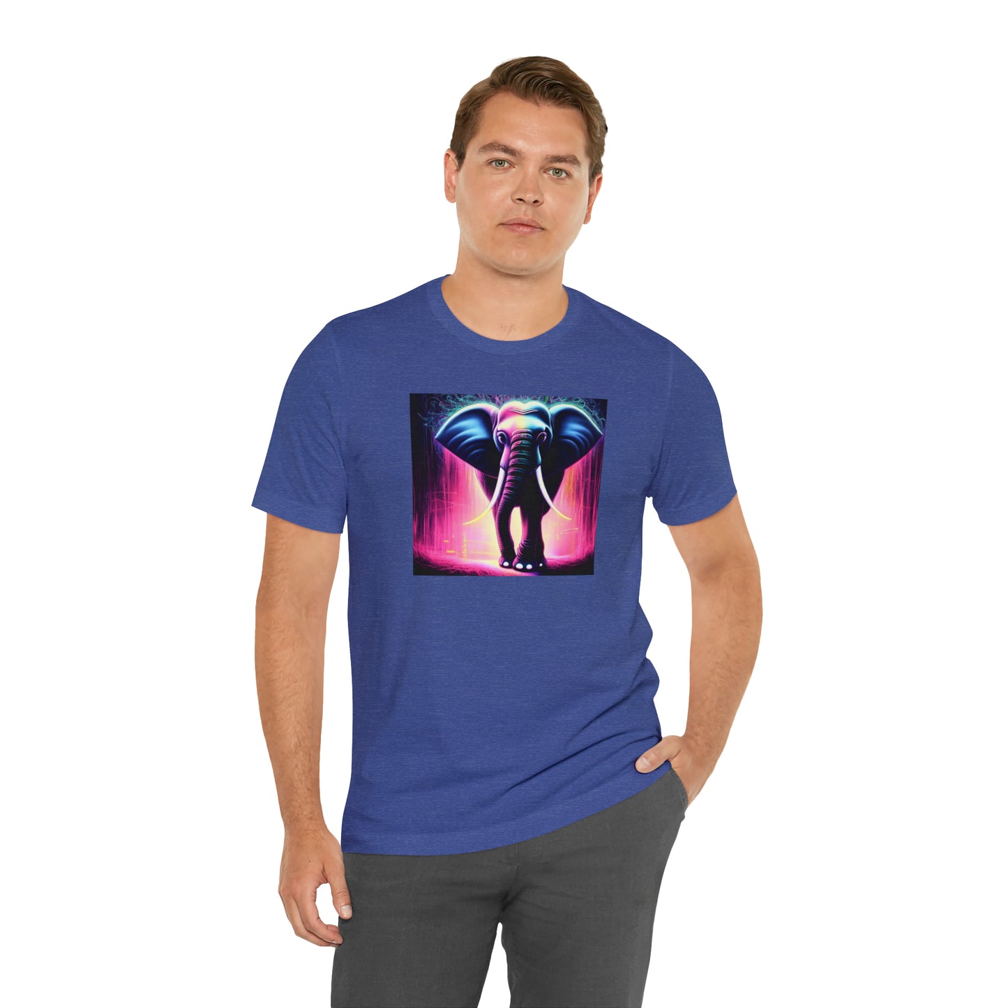 Pink Rain Elephant Tee