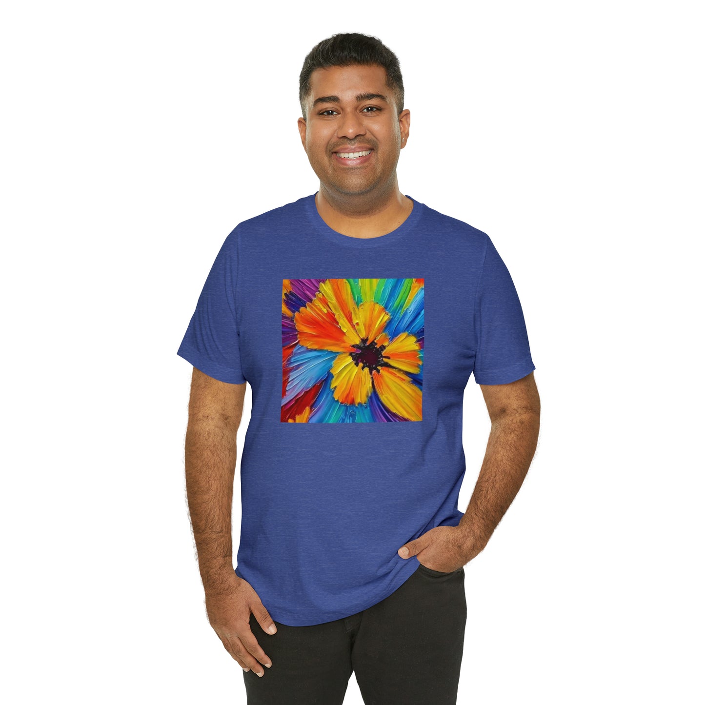 Oil Painted Flower Tee