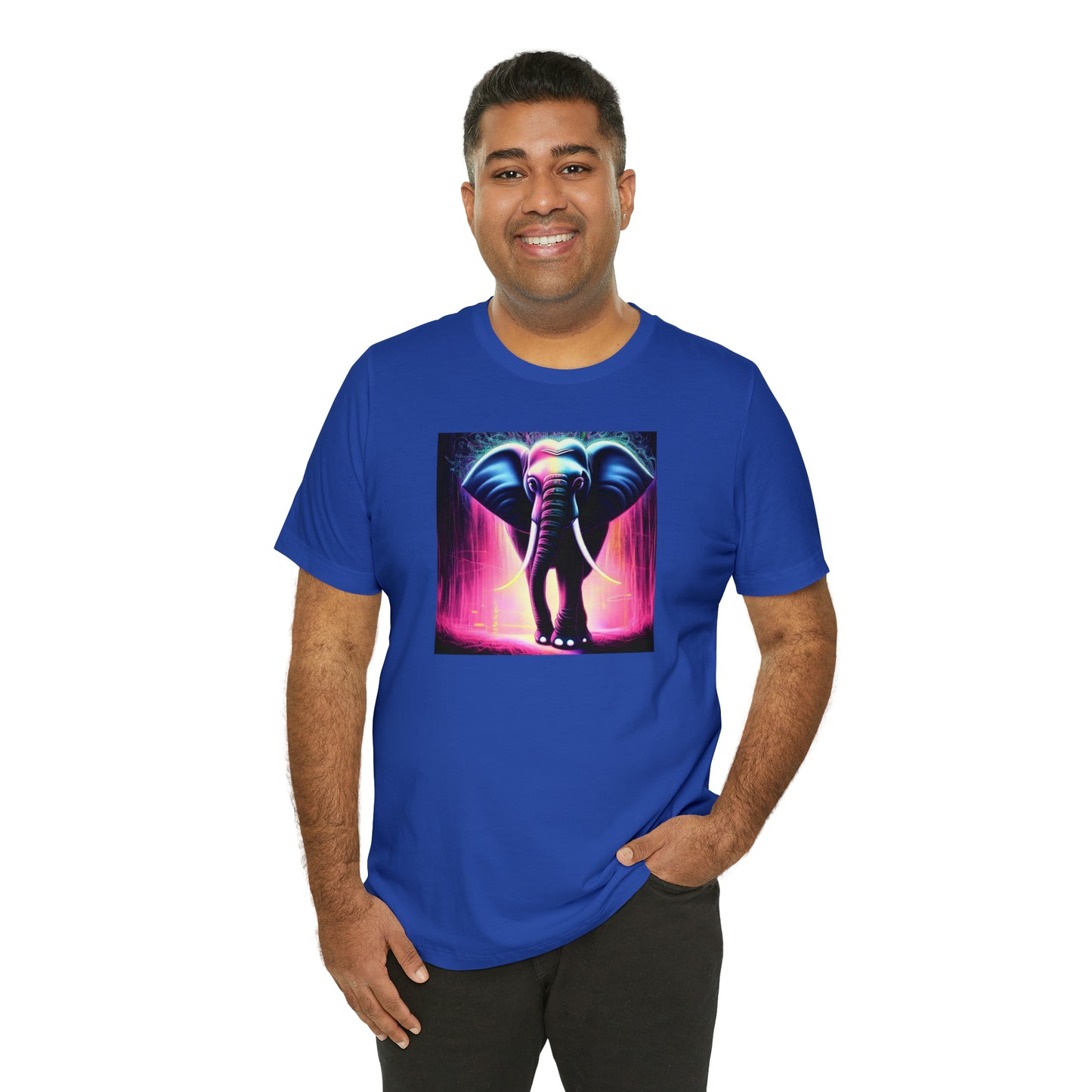 Pink Rain Elephant Tee