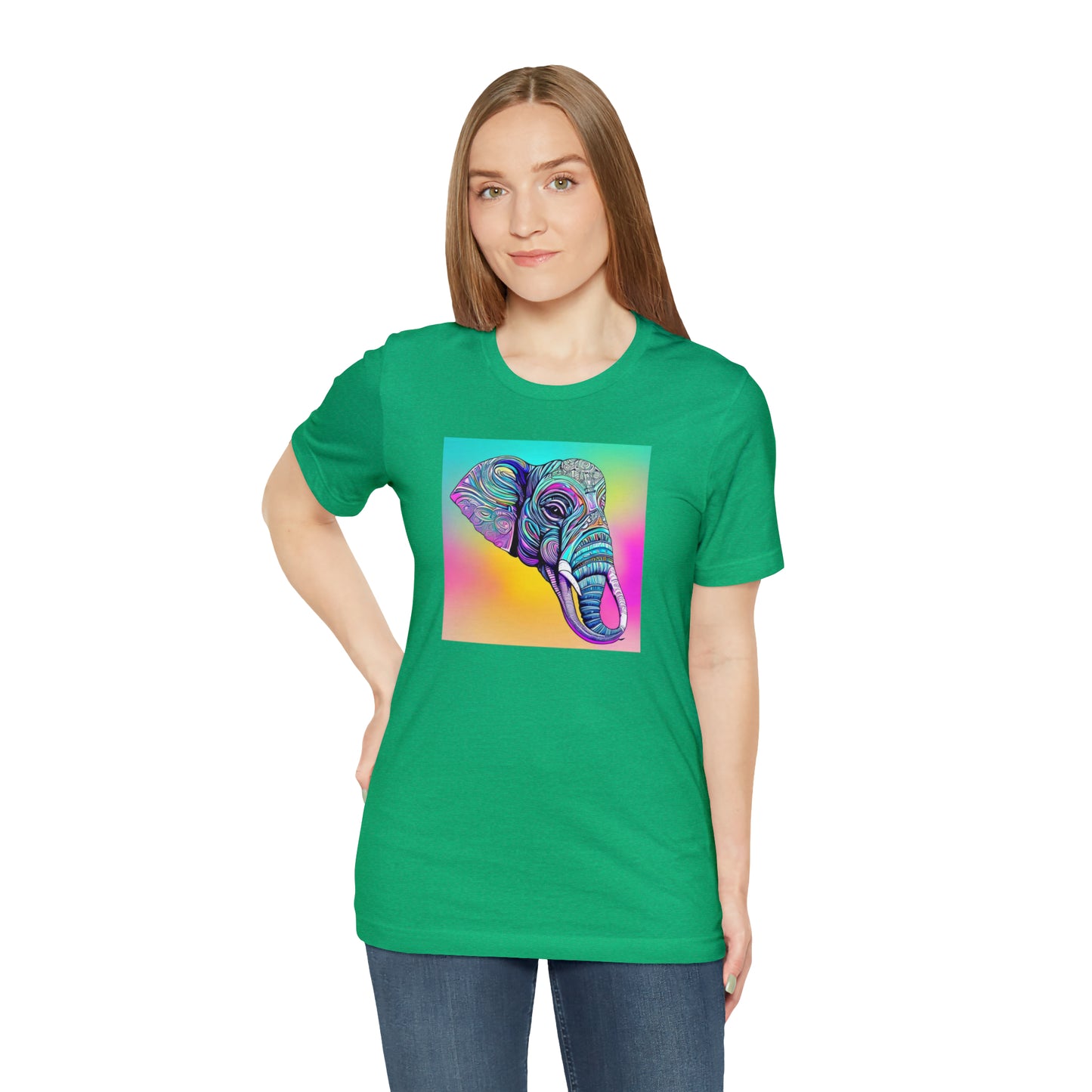 Hypnotic Elephant Head Tee