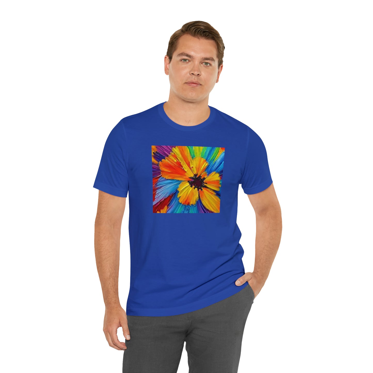 Oil Painted Flower Tee