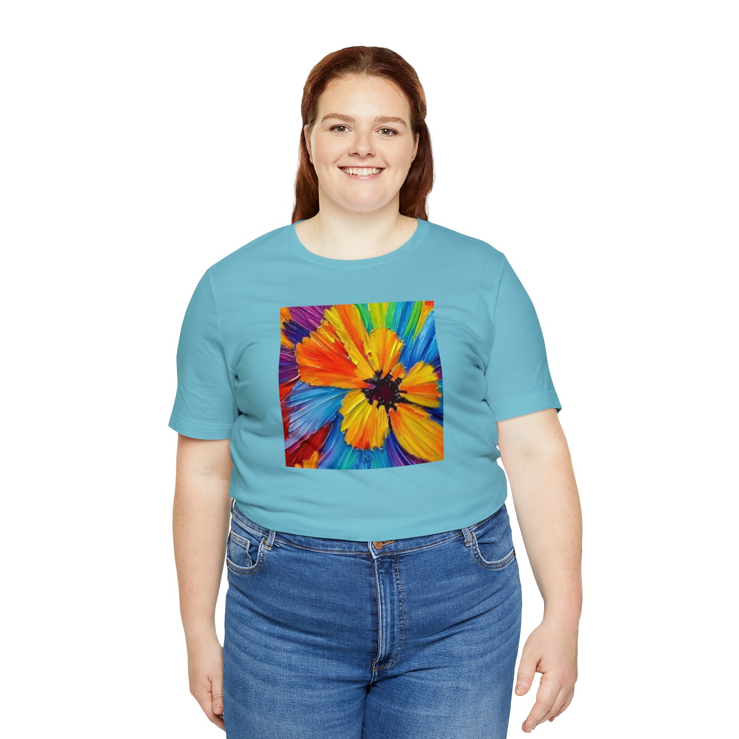 Oil Painted Flower Tee