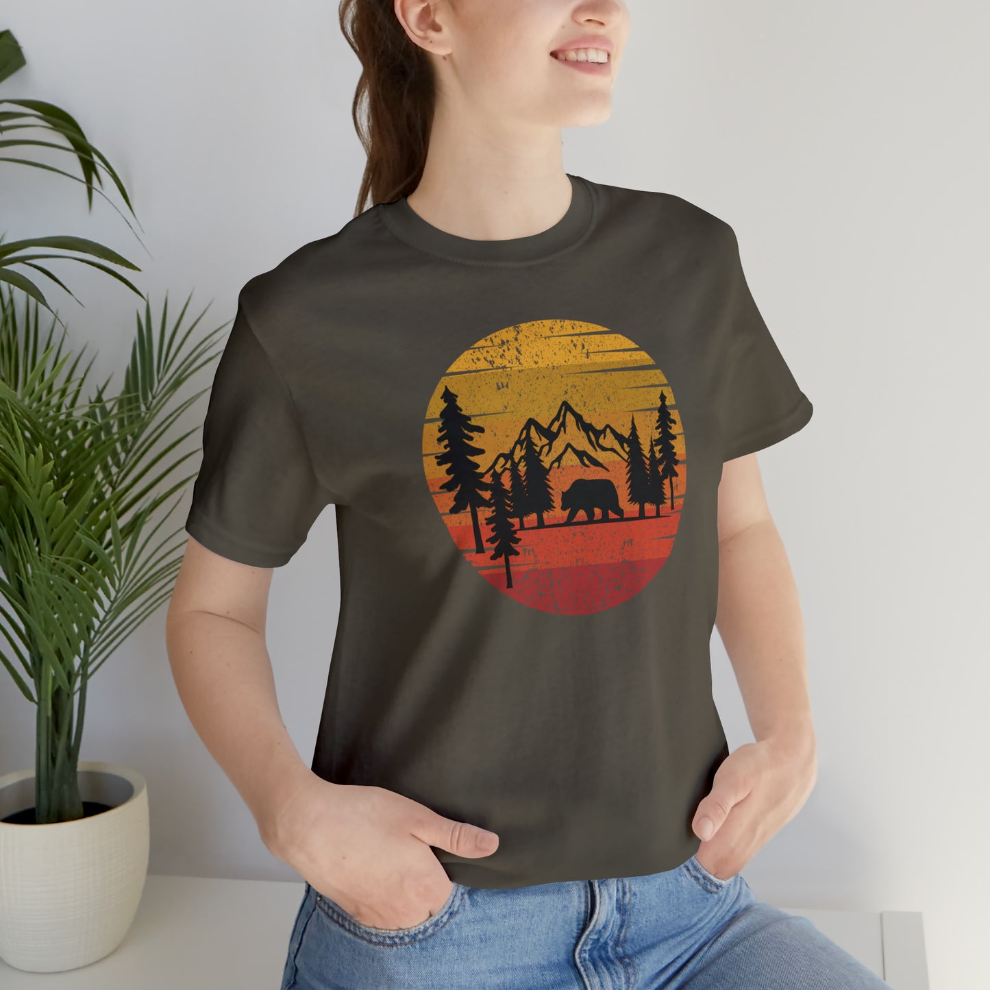 Sunset Bear Tee