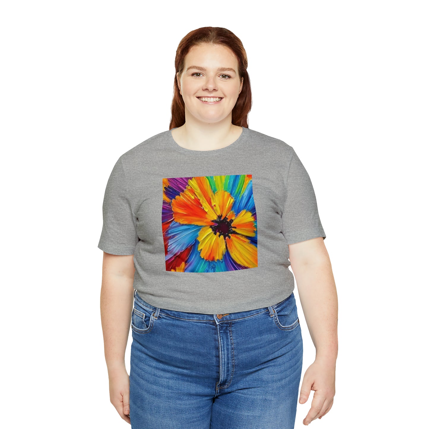 Oil Painted Flower Tee