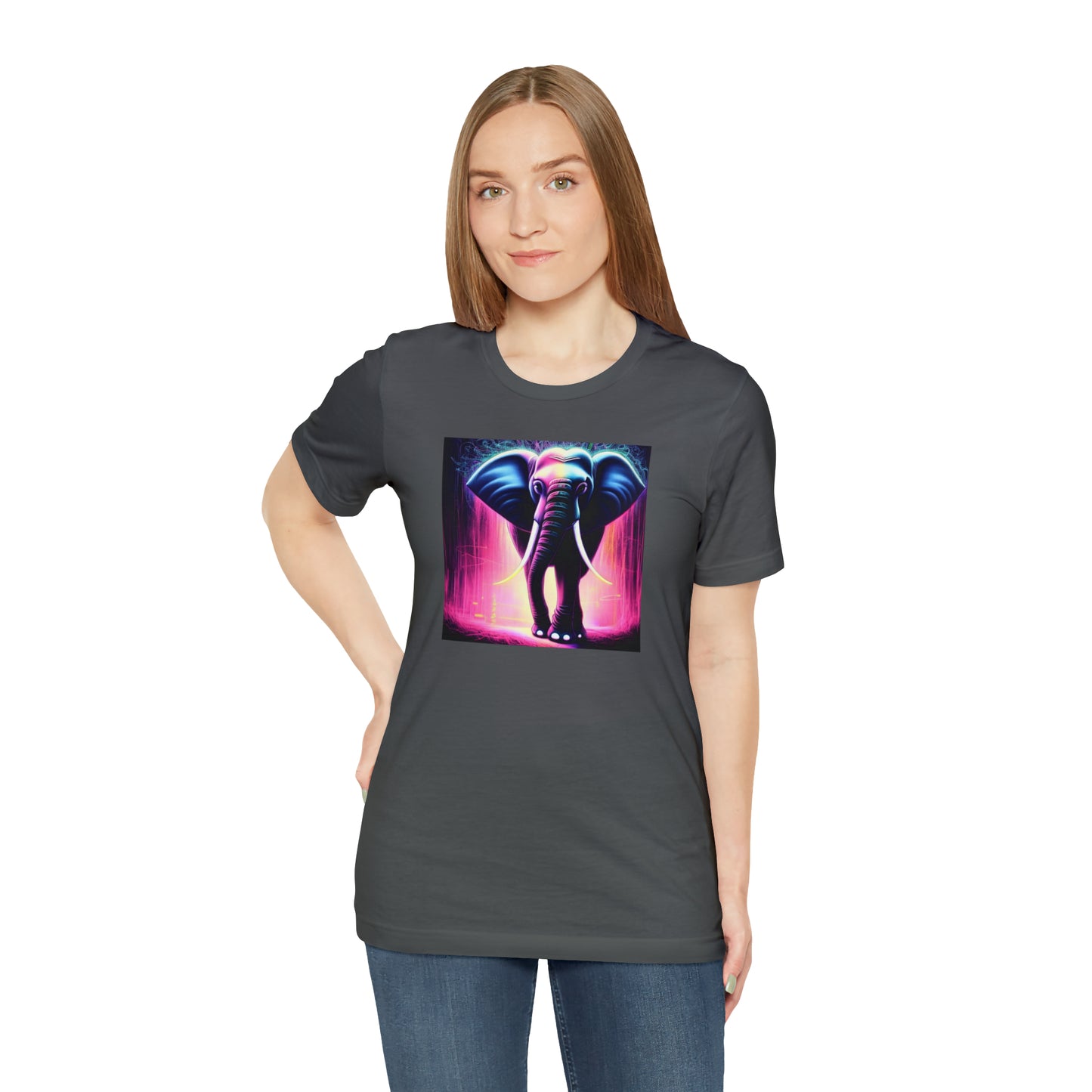 Pink Rain Elephant Tee