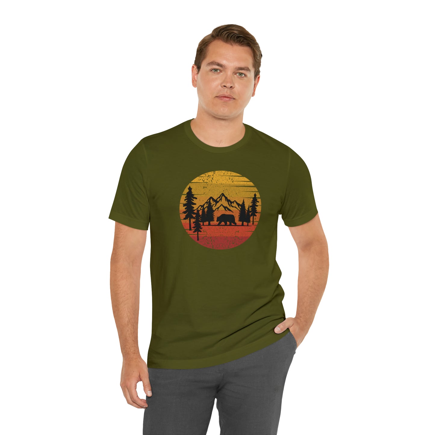 Sunset Bear Tee