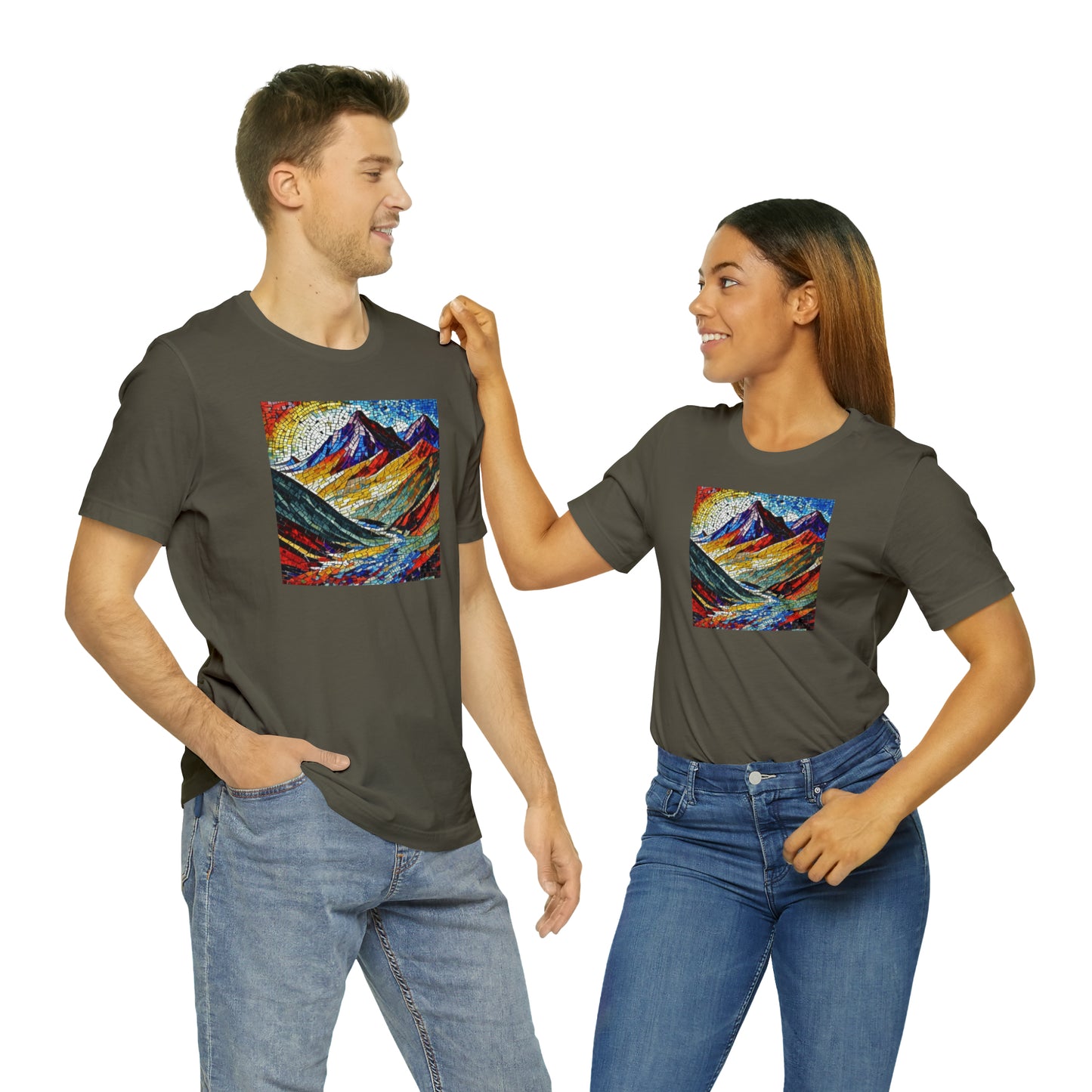 Mosaic Mountains Tee