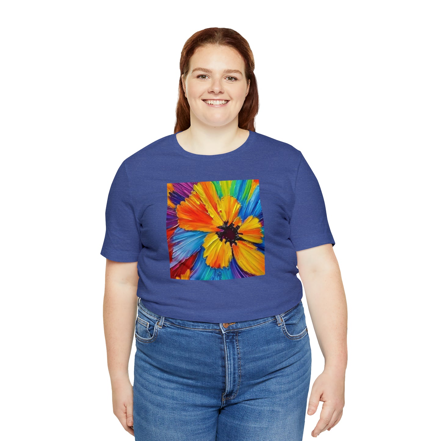 Oil Painted Flower Tee