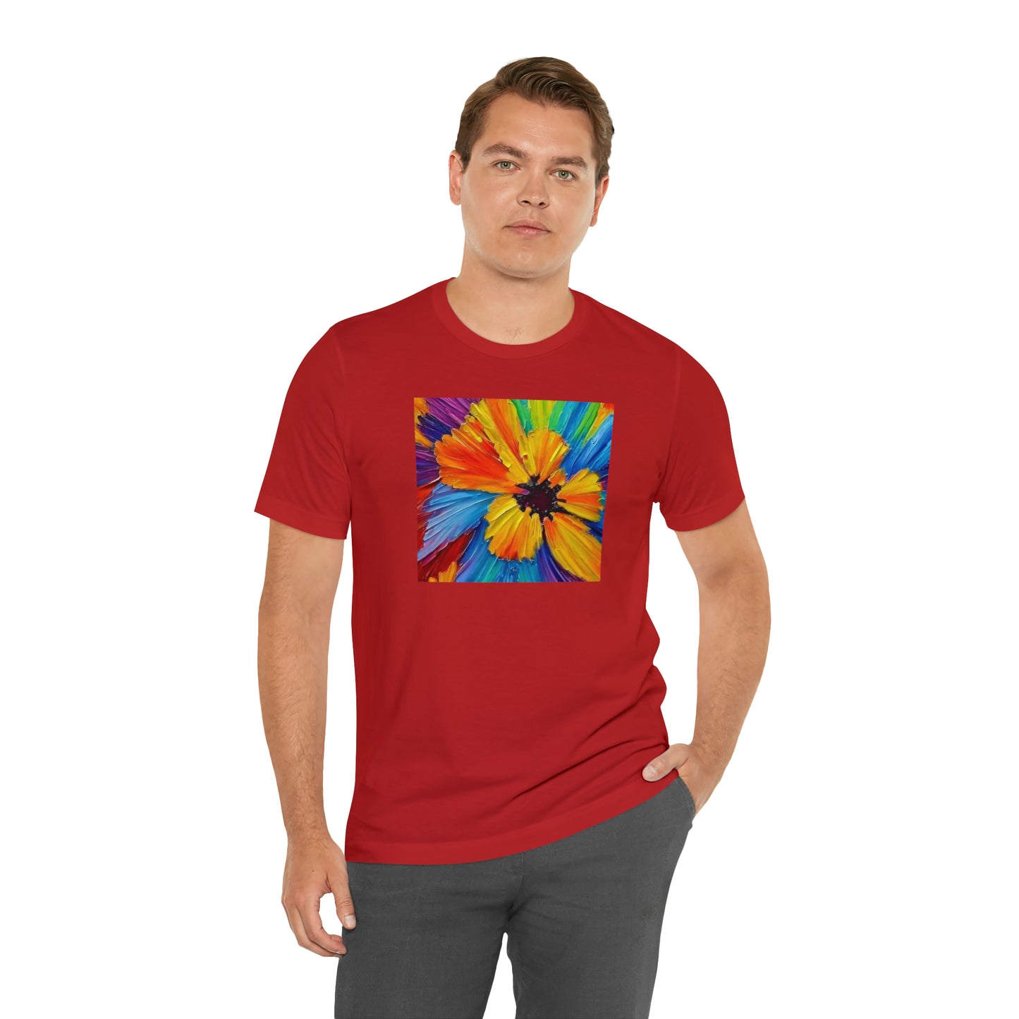 Oil Painted Flower Tee
